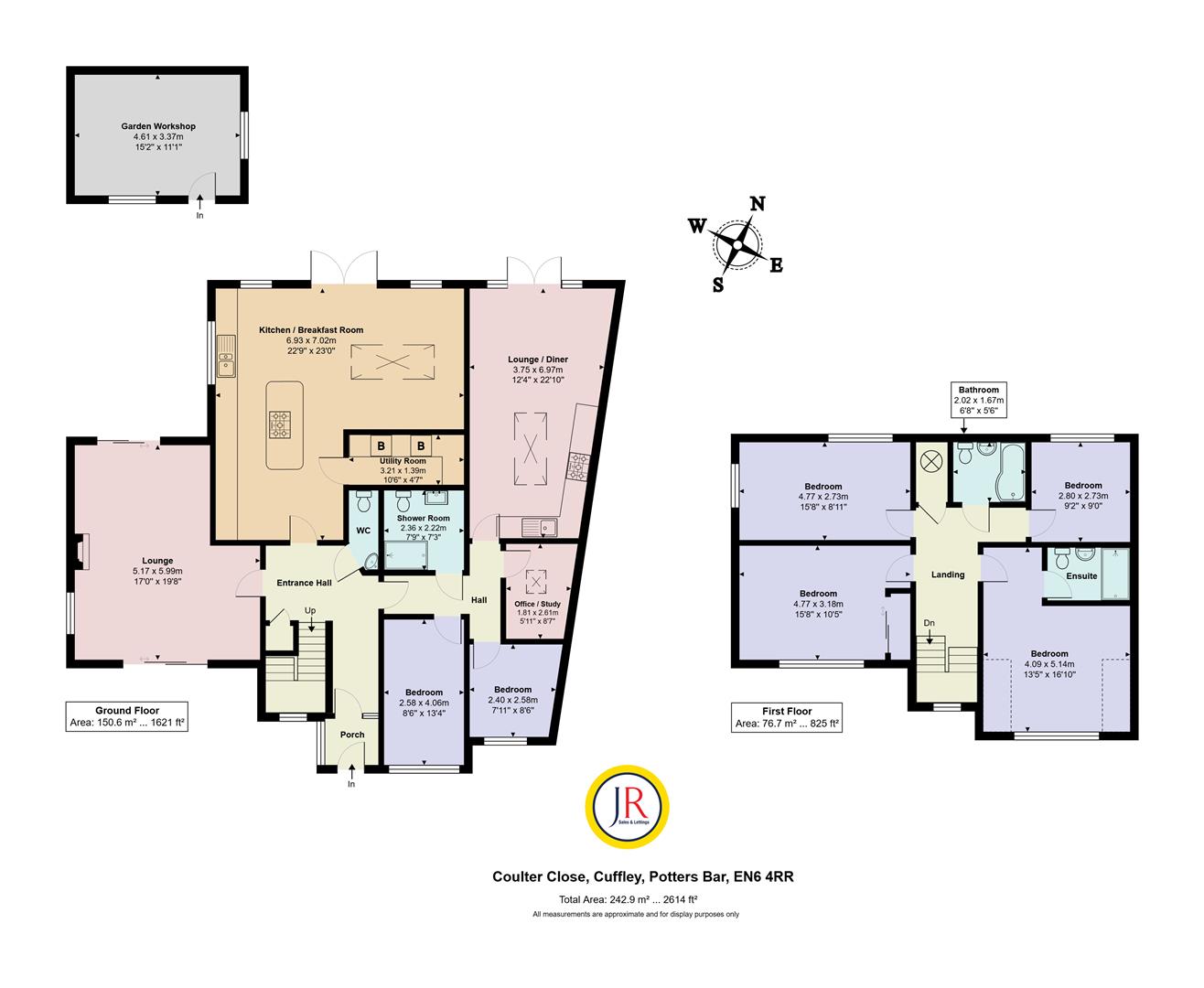 12, Coulter Close, Potters Bar floorplan