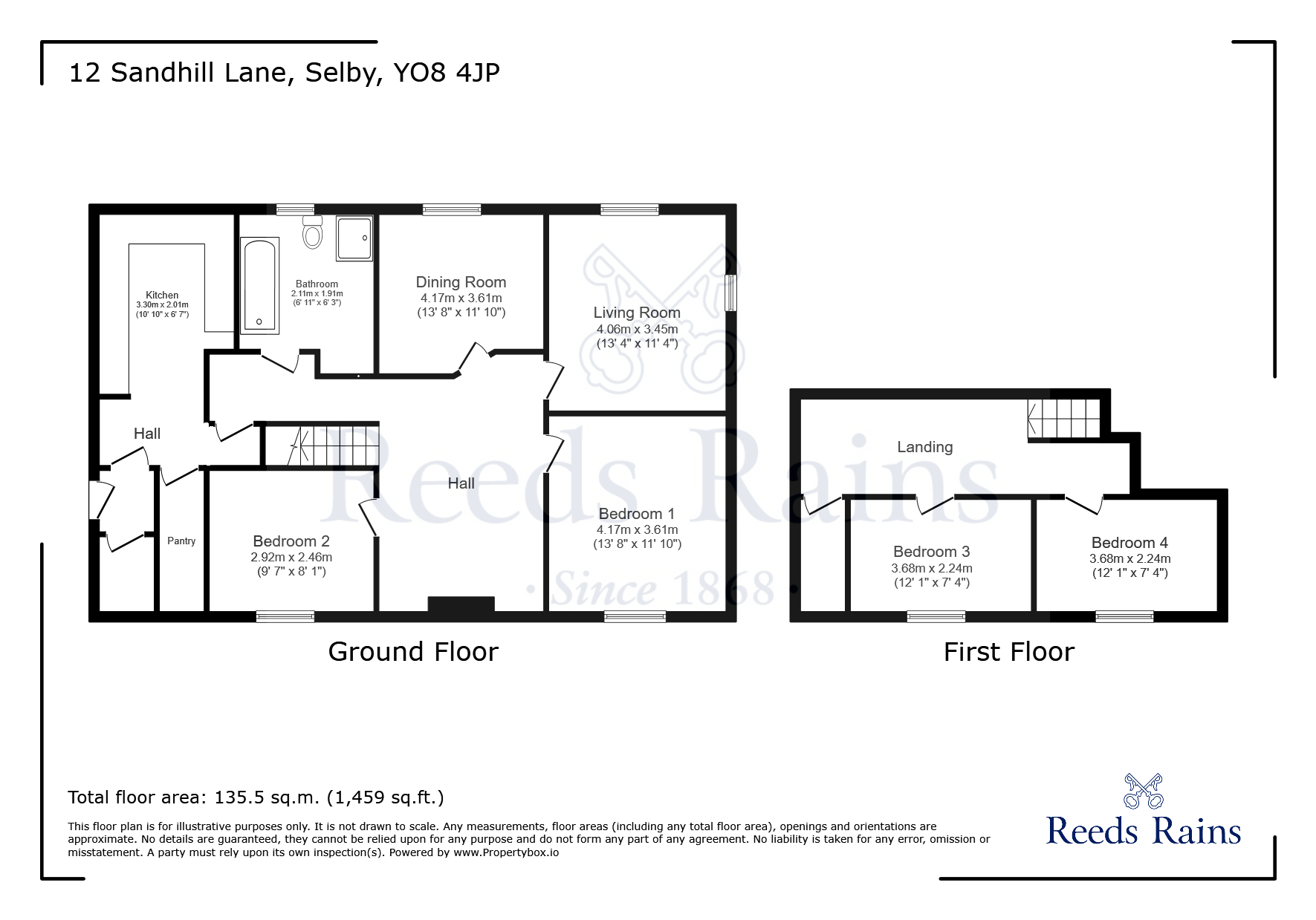12, Sandhill Lane, North Yorkshire floorplan