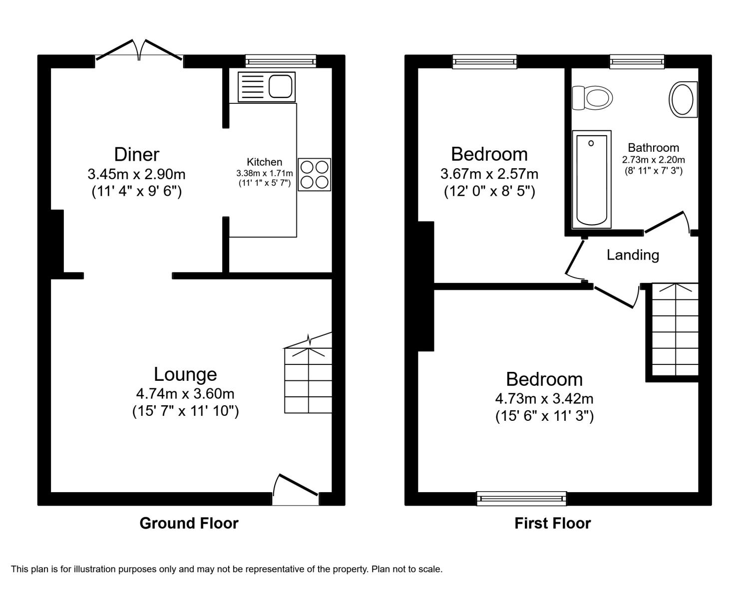 2 Bedrooms End terrace house for sale in Lee Road, Wirral, Merseyside CH47