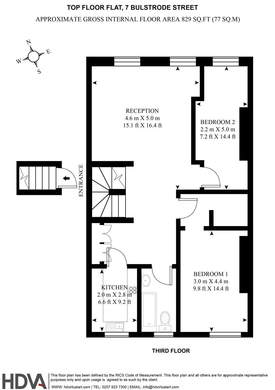 2 Bedrooms Flat to rent in Bulstrode Street, Marylebone, London W1U