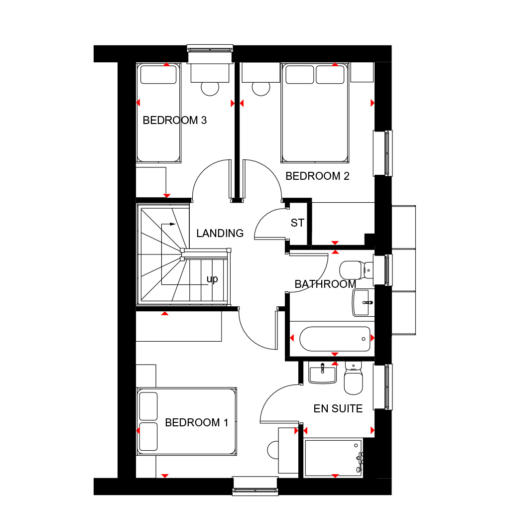 "Moresby" at Crimchard, Chard TA20, 3 bedroom detached house for sale