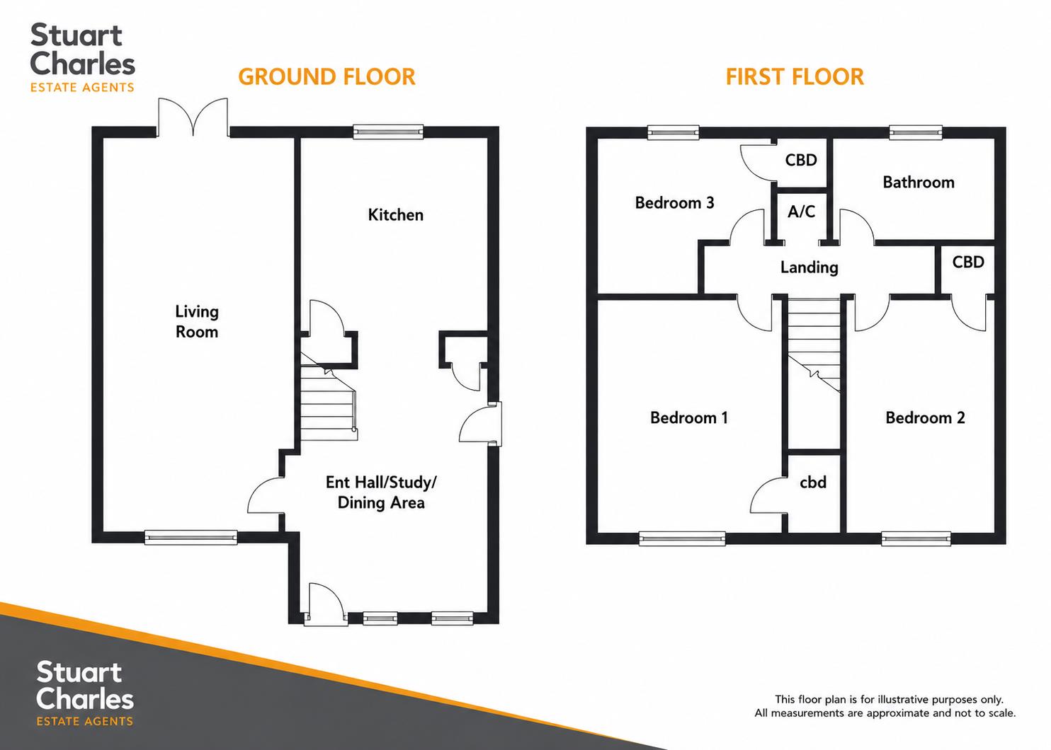 43, Ollerton Walk, Corby floorplan