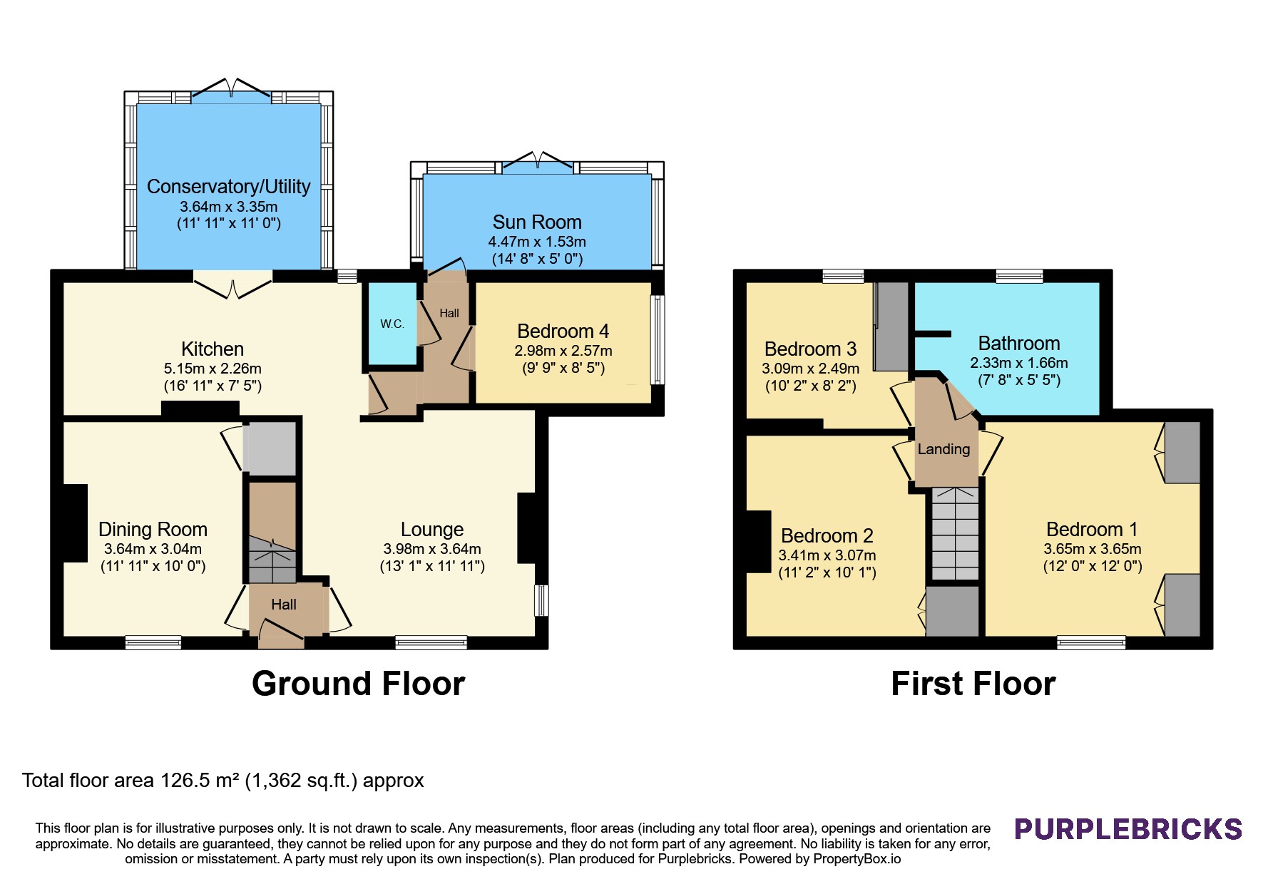 65, Seas End Road, Spalding floorplan