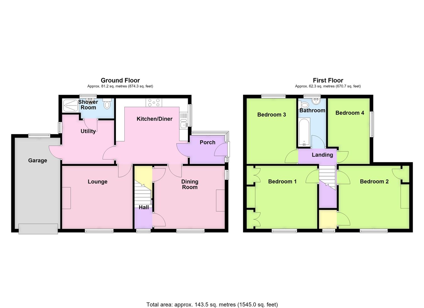 Old Lodge Farm, Highgate, Boston floorplan