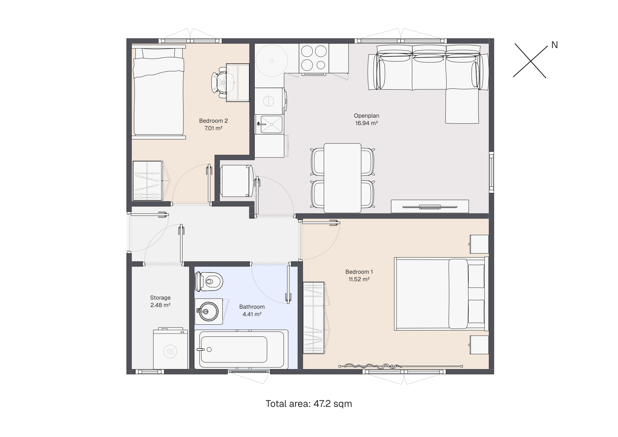 17, Golding Road, Cambridge floorplan
