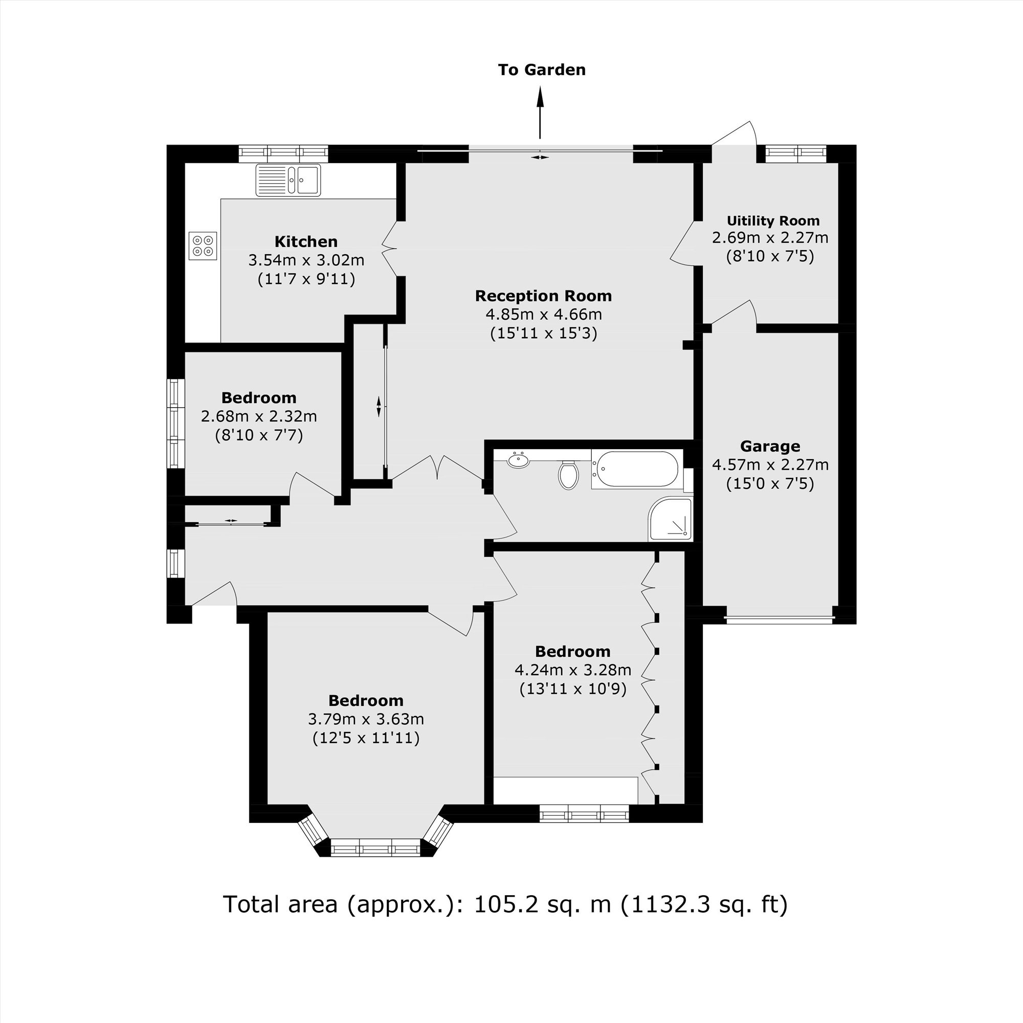 37, Hillside Road, Northwood floorplan