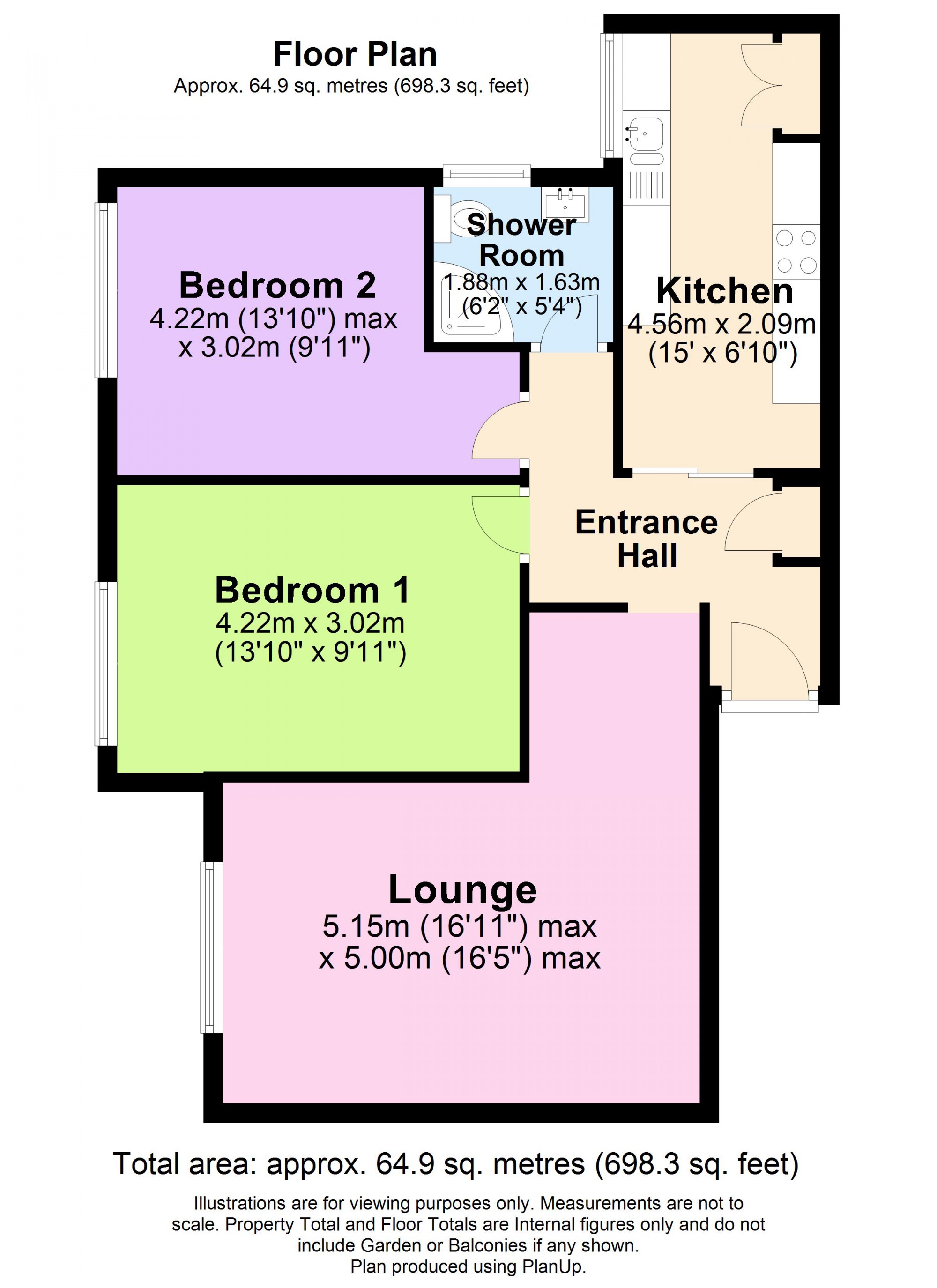 2 Bedrooms Flat to rent in Fountain Court, 237 Hainault Road, London E11