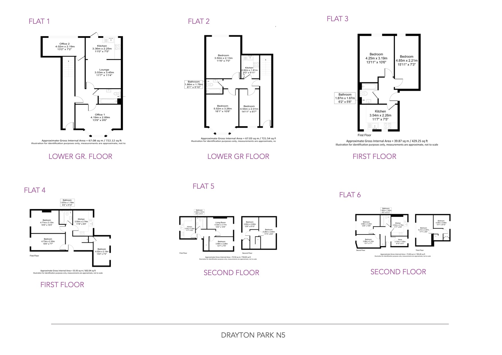 Drayton Park, London floorplan