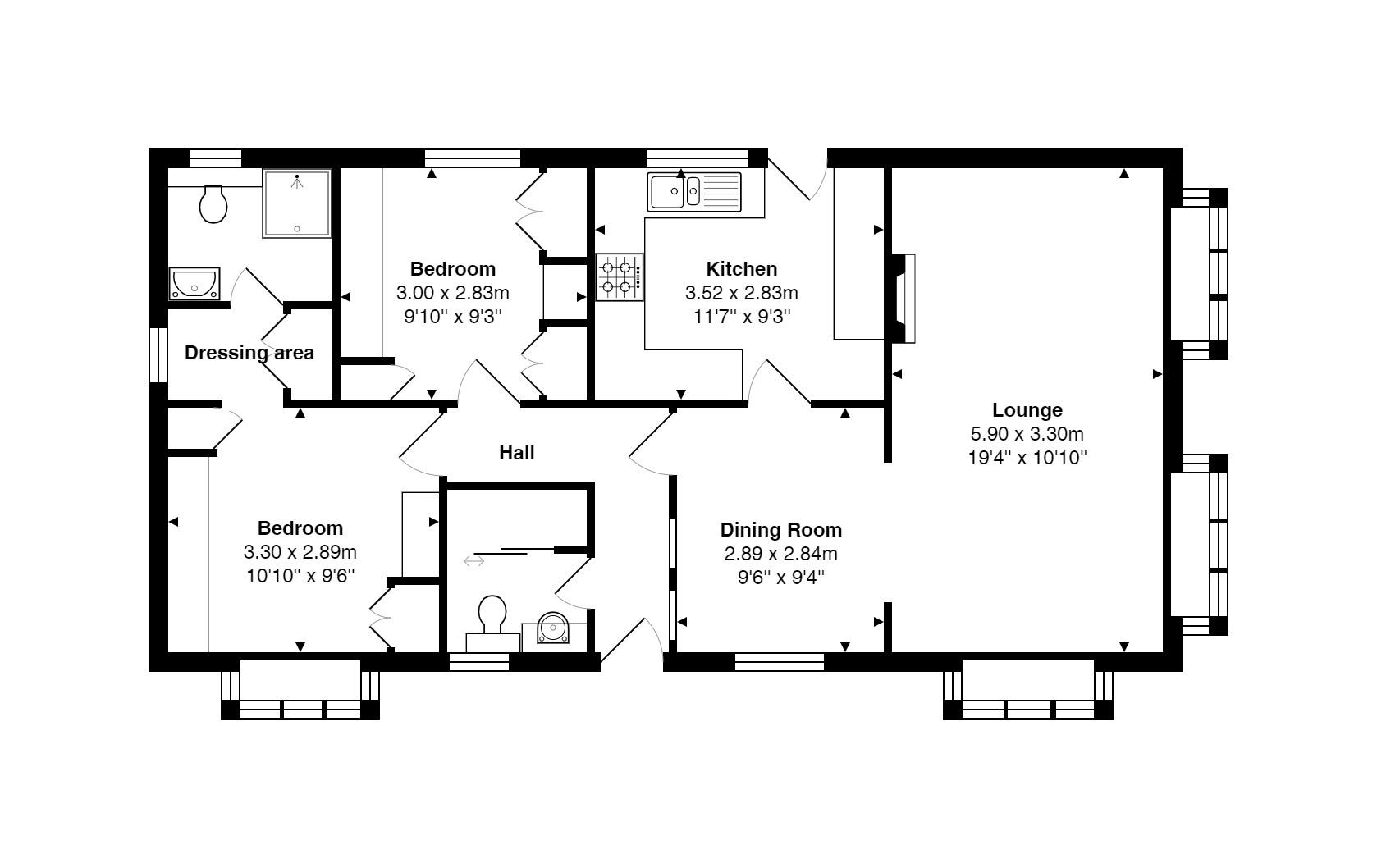 Water End Park, Old Basing, Basingstoke RG24, 2 bedroom mobile/park