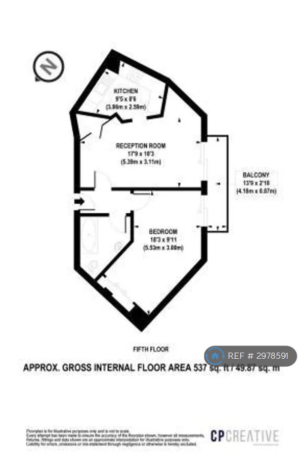 Tradewinds Court Asher Way, London floorplan
