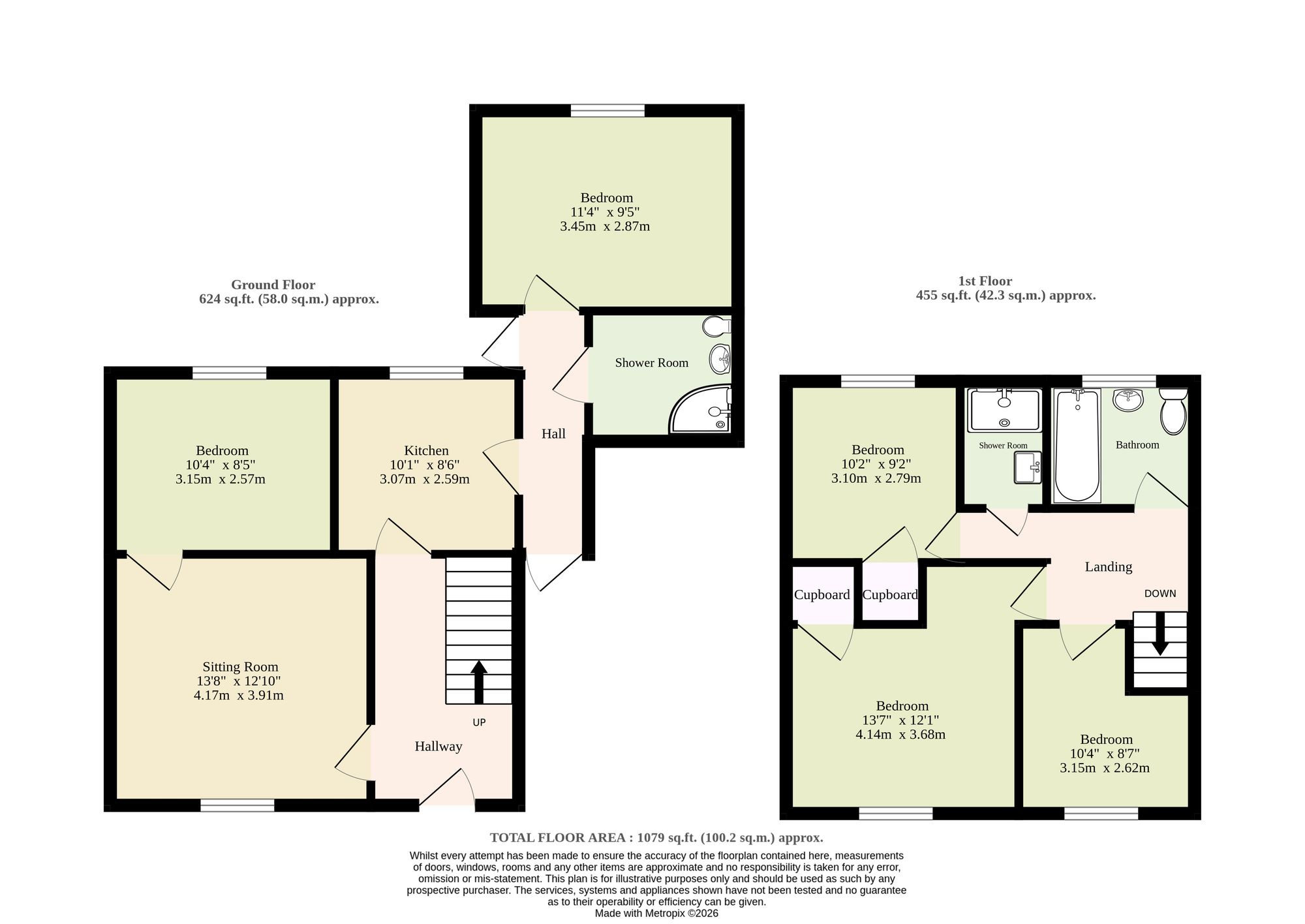 3 Langton Close, Norwich floorplan
