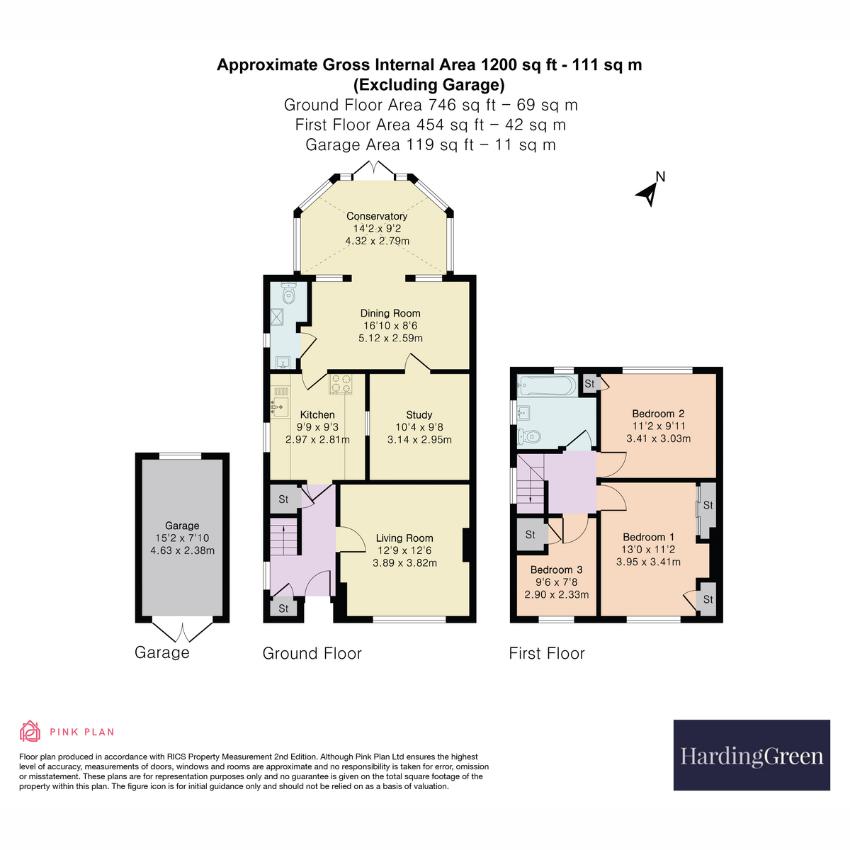 45, Paddock Heights, Reading floorplan
