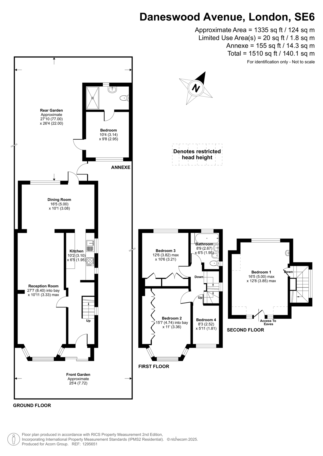 33, Daneswood Avenue, London floorplan