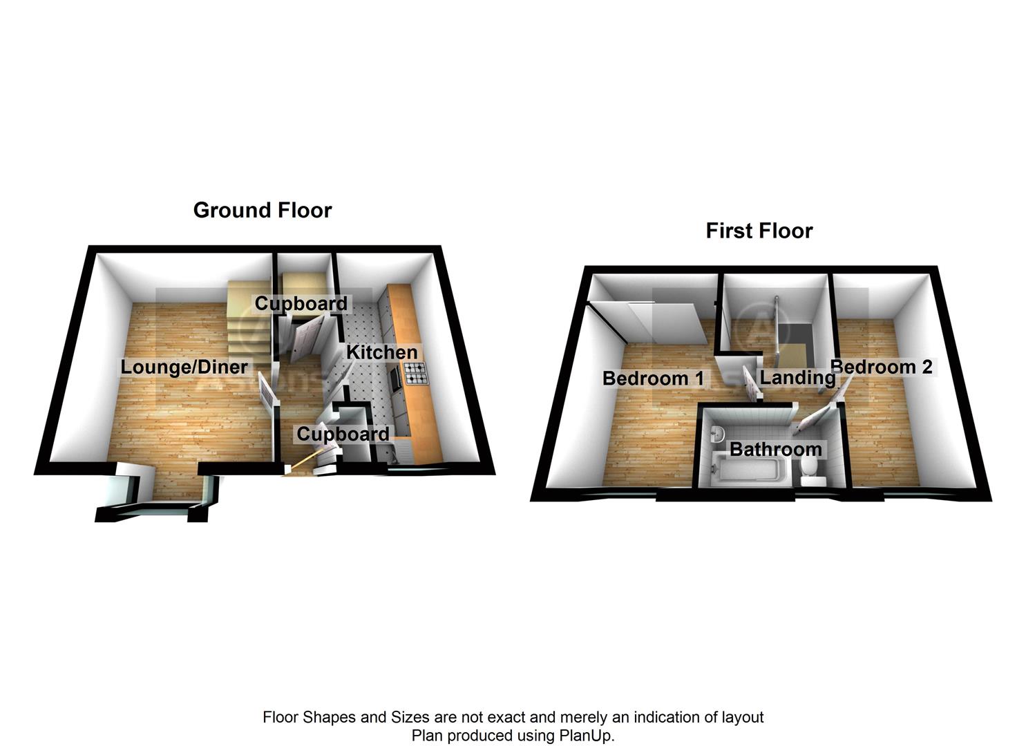 2 Bedrooms Terraced house to rent in Dakin Close, Maidenbower, Crawley RH10