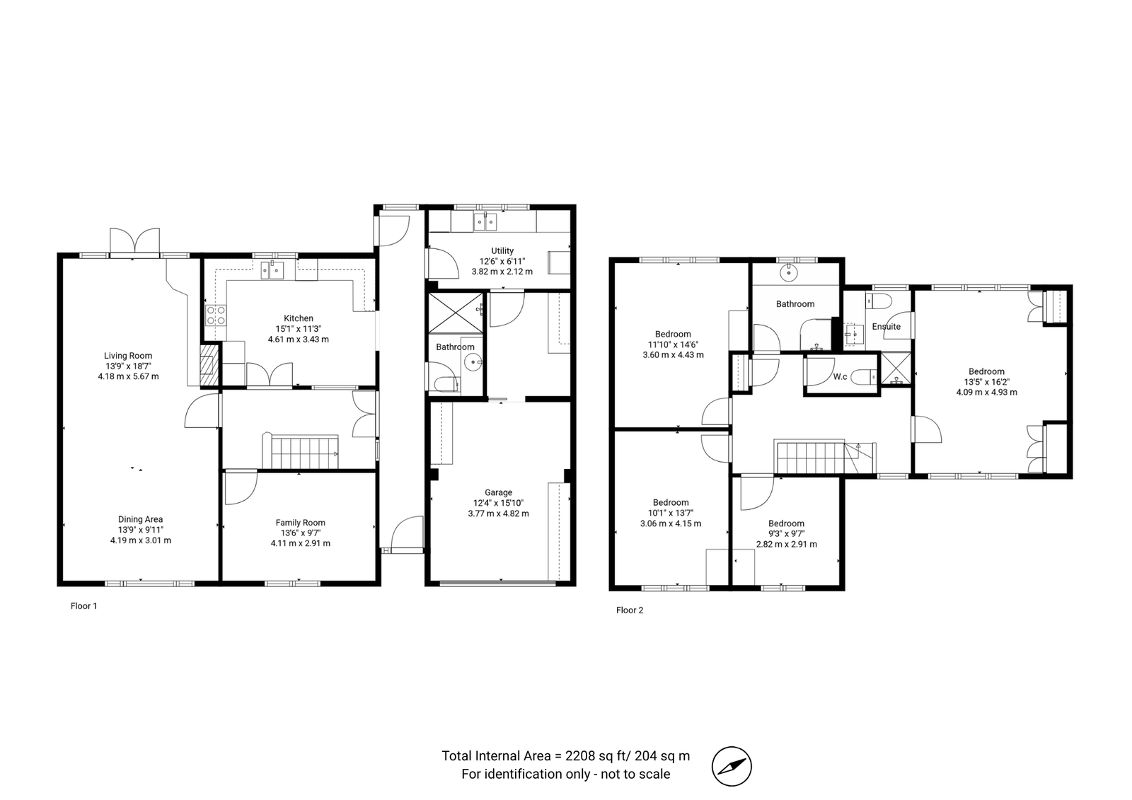 The Chalet, Woods Hill Lane, East Grinstead floorplan