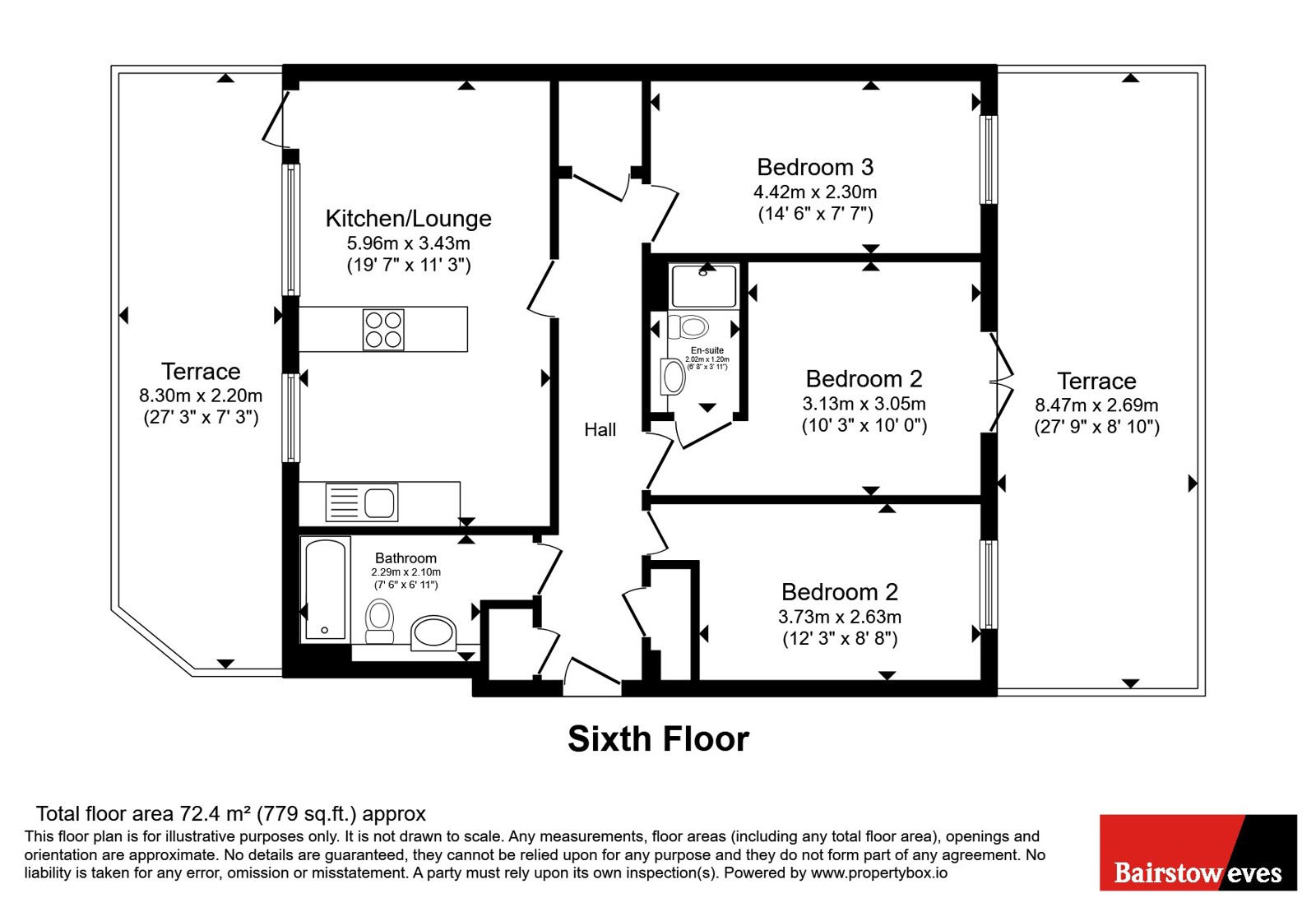 Apartment 129, Peebles Court, 21, Whitestone Way, Croydon floorplan