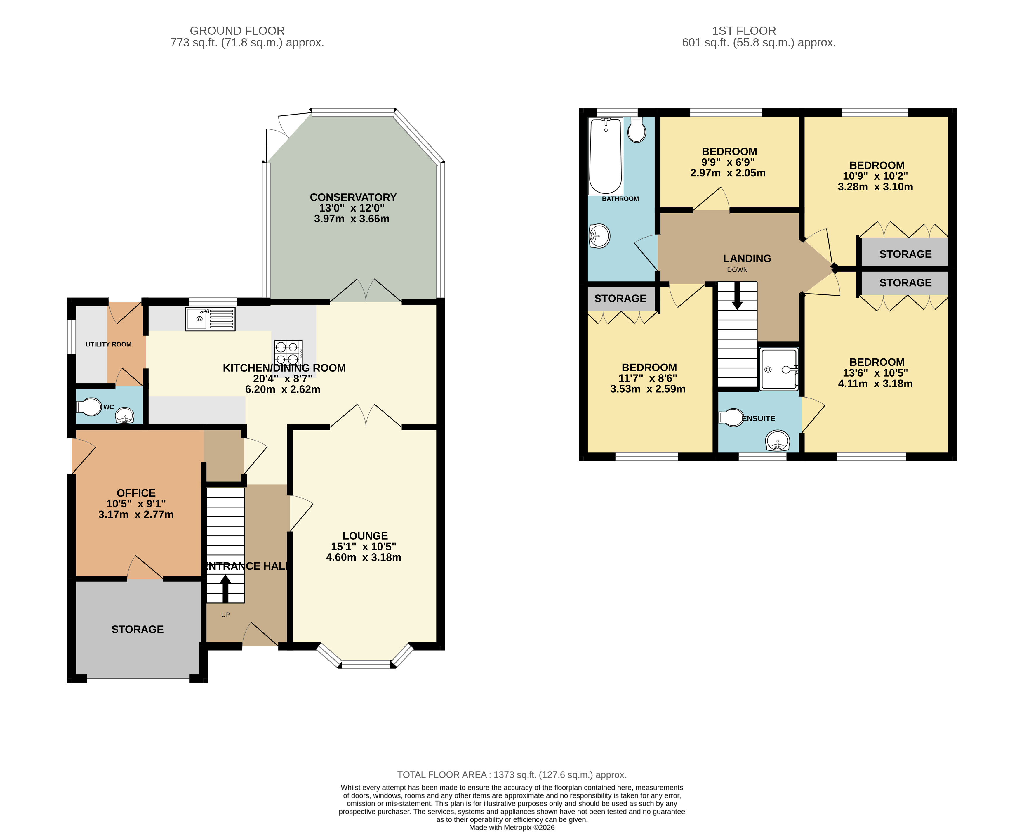 27, Willoughby Close, Westbury floorplan