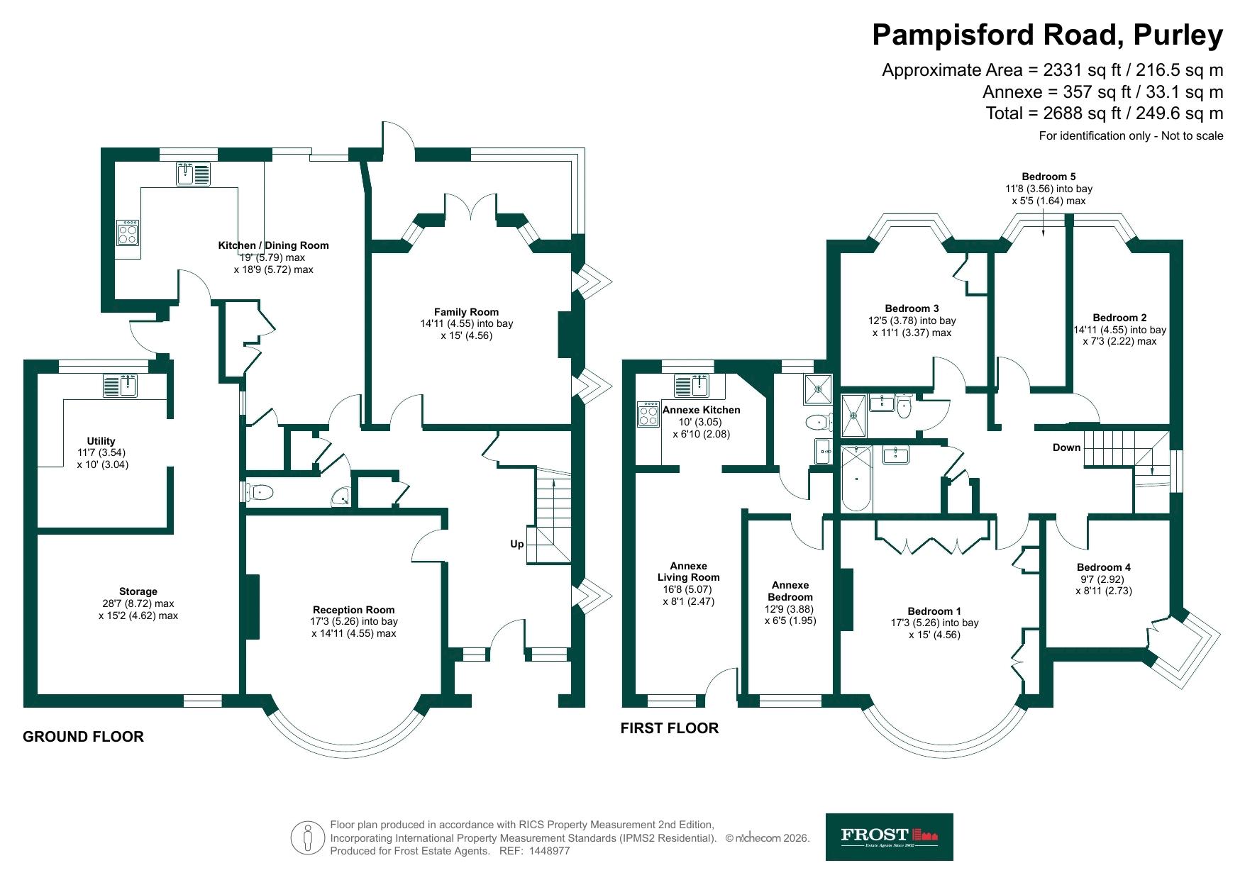 110, Pampisford Road, PURLEY floorplan