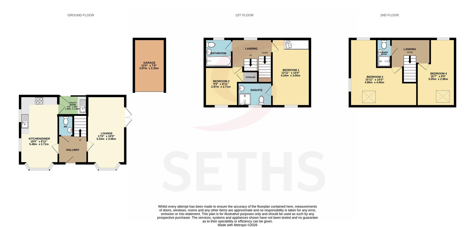 Long Swath Way, Leicester floorplan