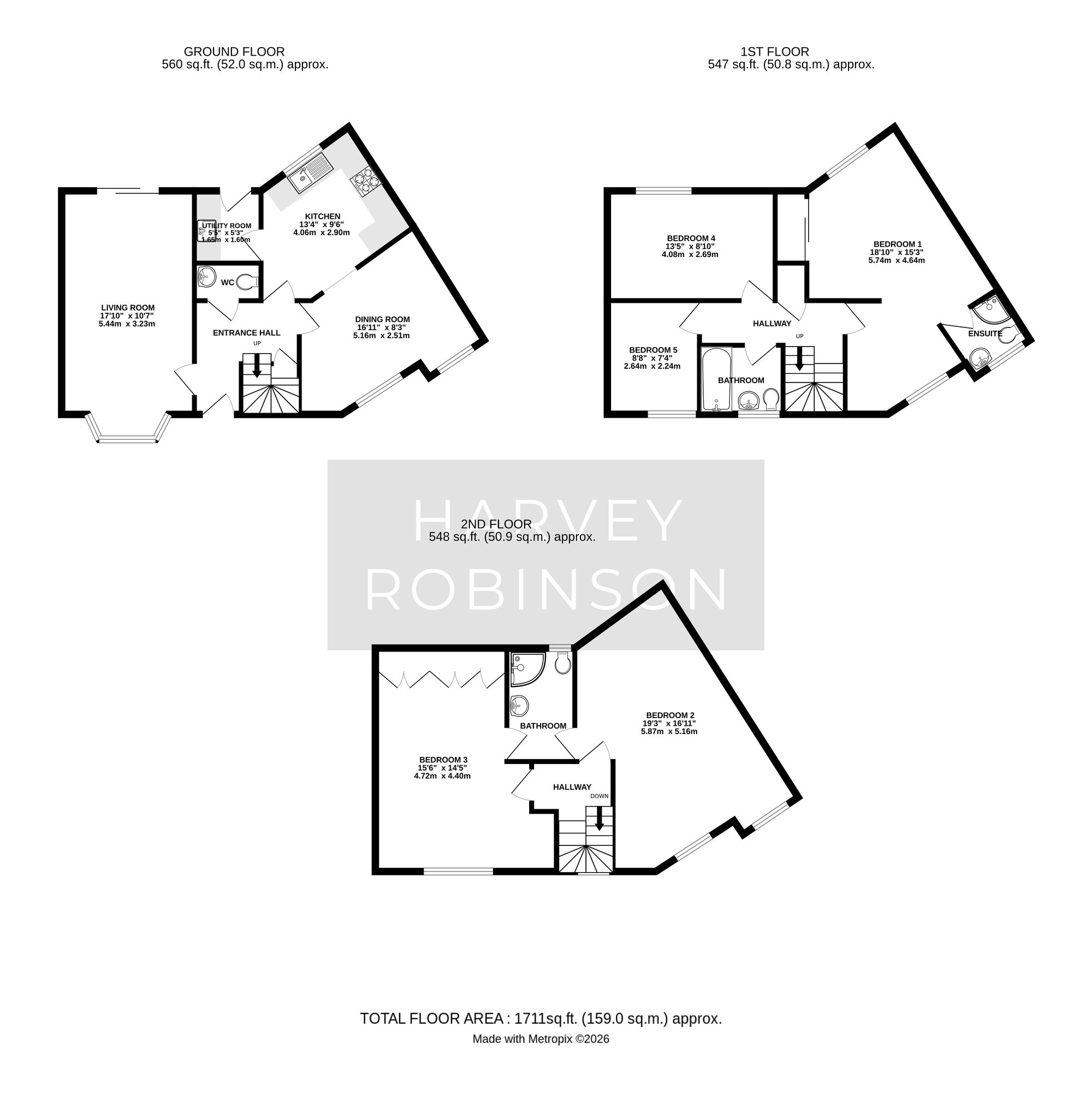 67 Wren Walk, St. Neots floorplan