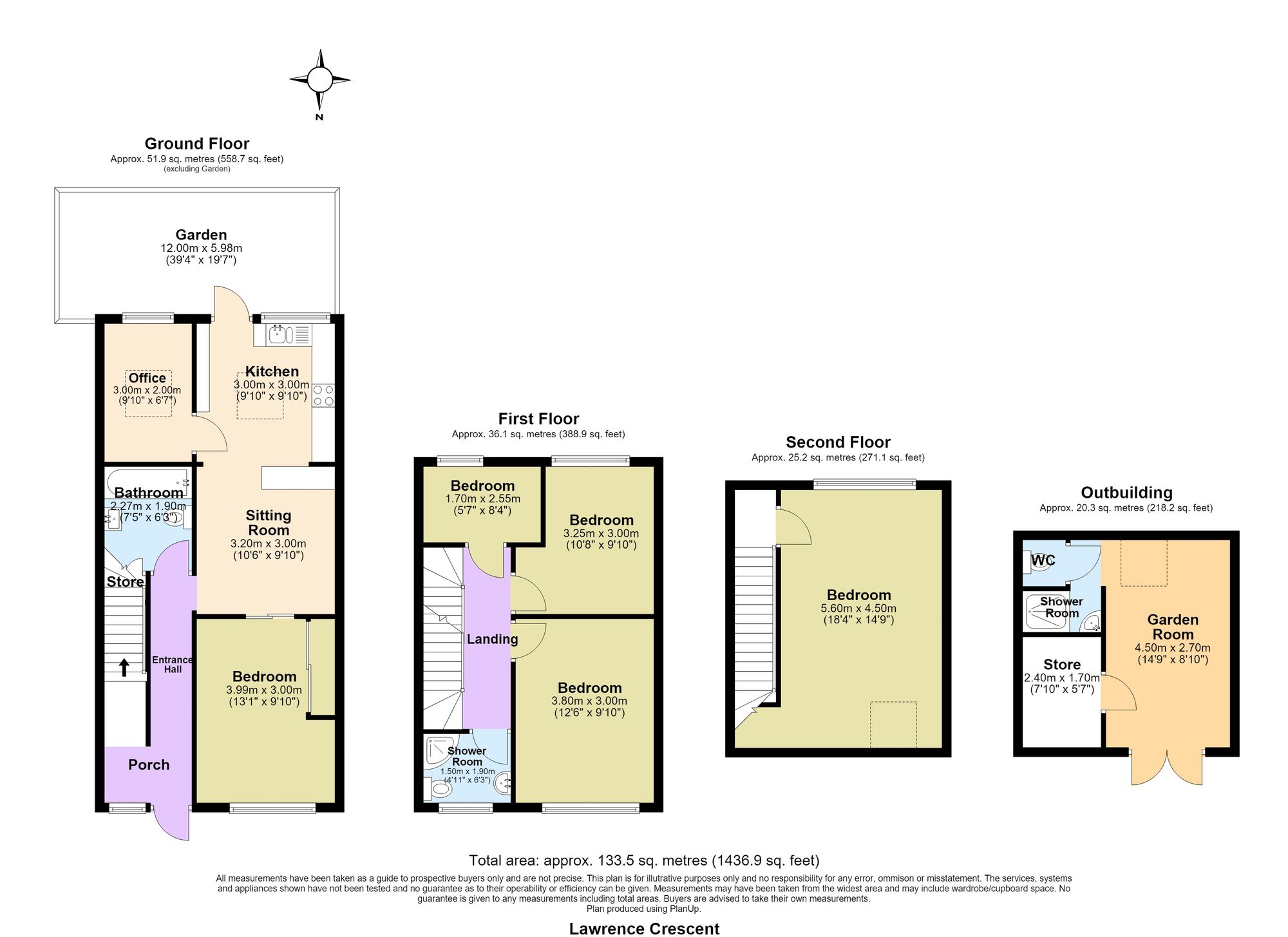 12 Lawrence Crescent, Dagenham floorplan