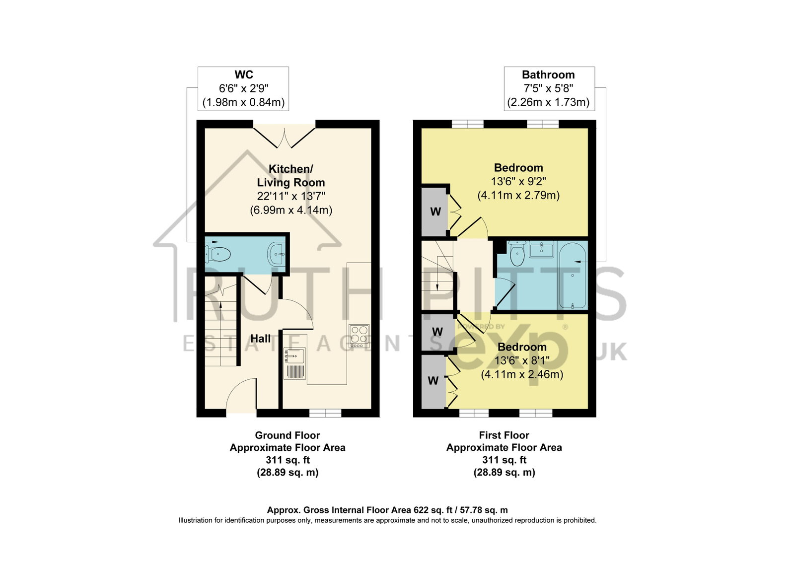 52, Stretton Street, Doncaster floorplan
