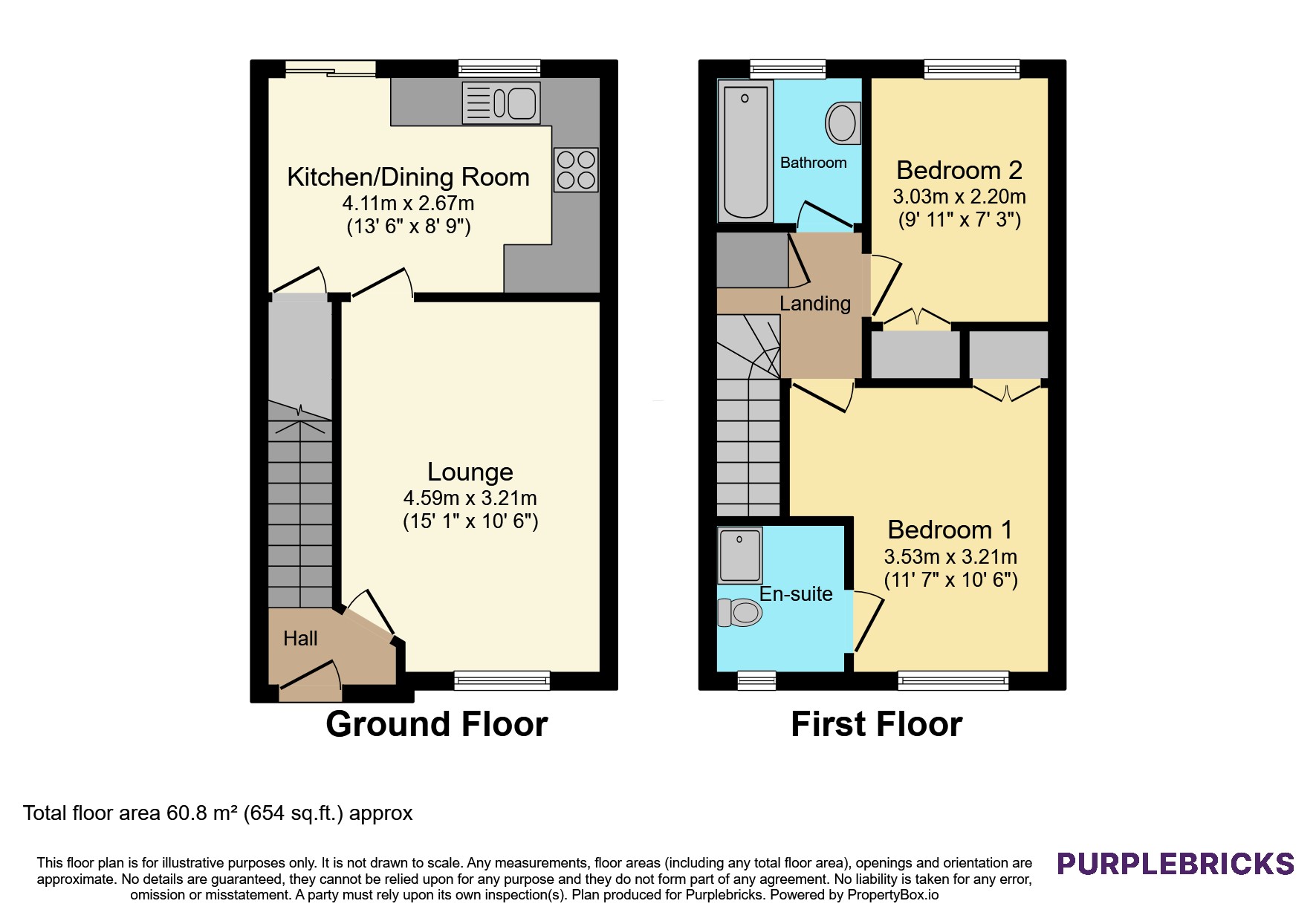 20, Cranes Close, Taunton floorplan