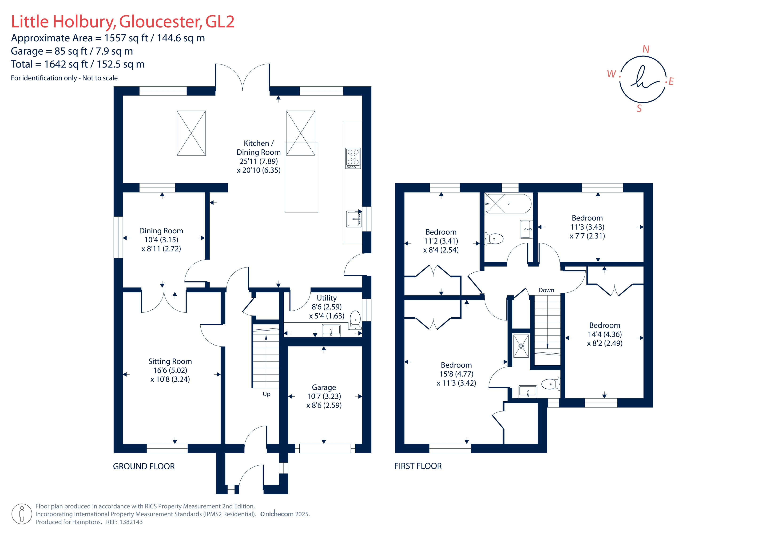 8, Little Holbury, Whitminster floorplan