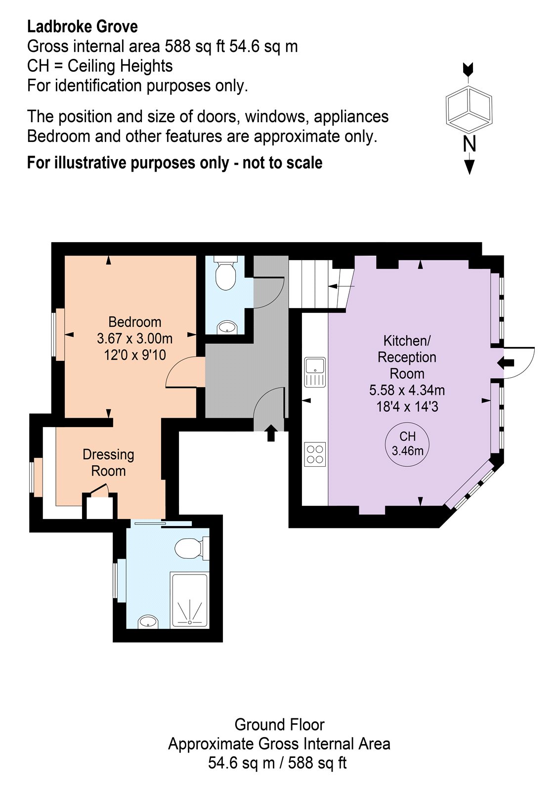 1 Bedrooms Flat to rent in Ladbroke Grove, London W10