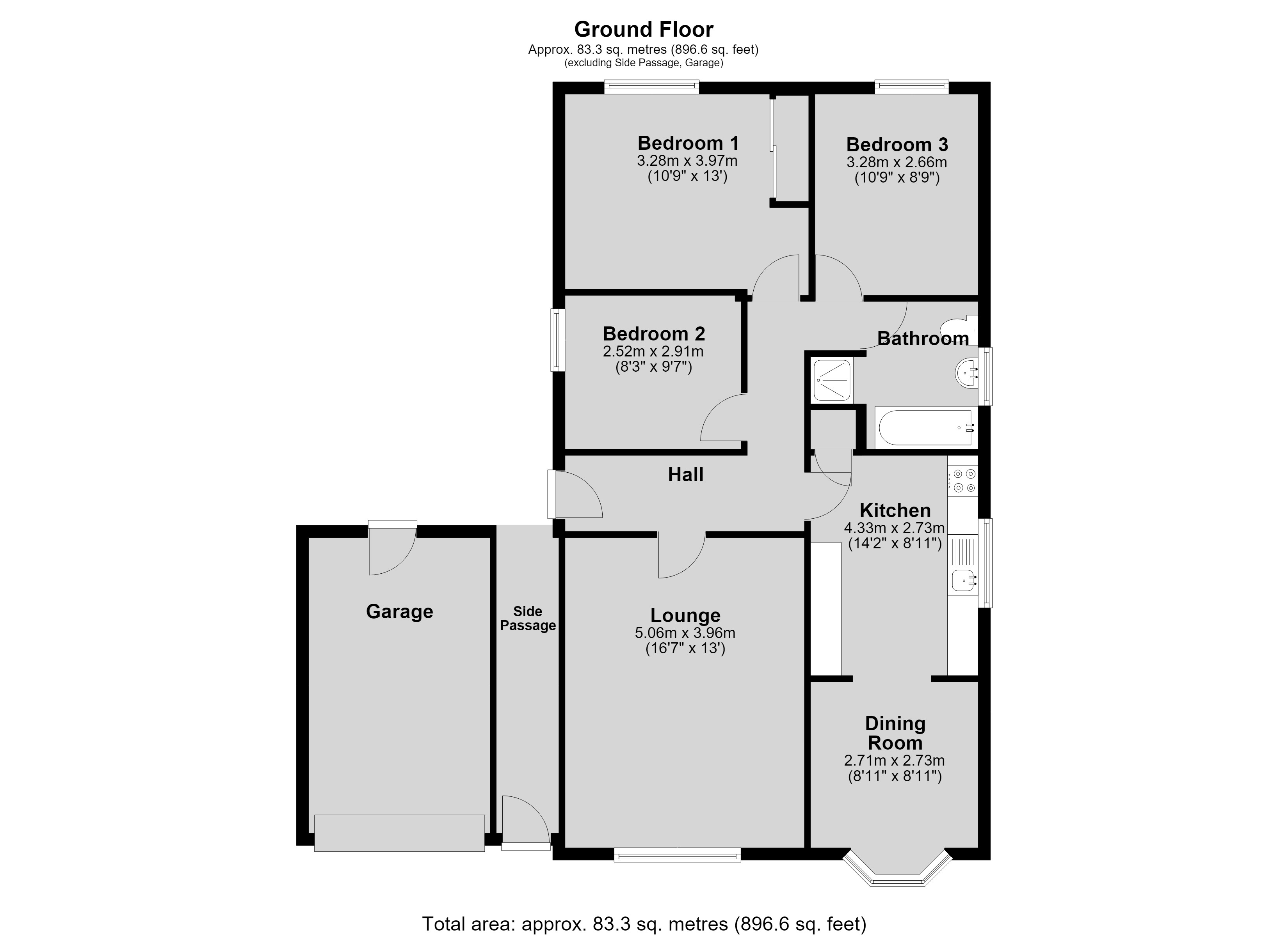 32, Green Man Road, Lincoln floorplan