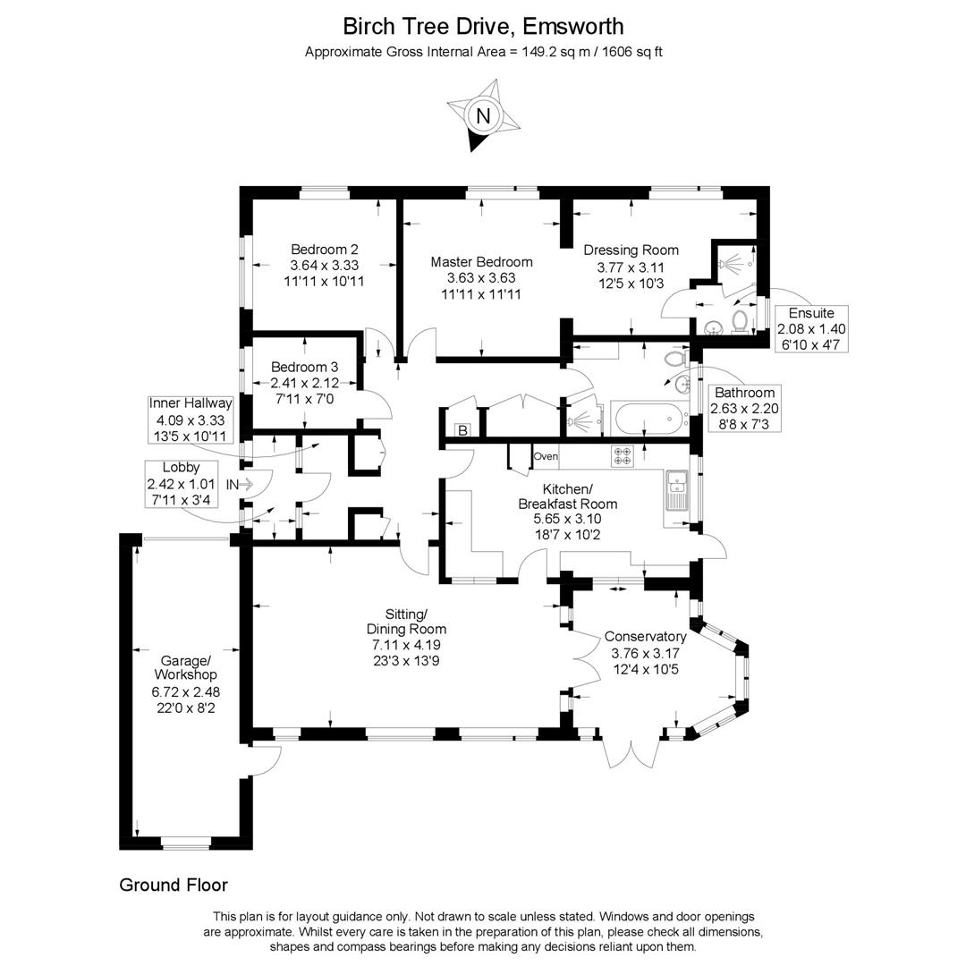 18, Birch Tree Drive, Emsworth floorplan
