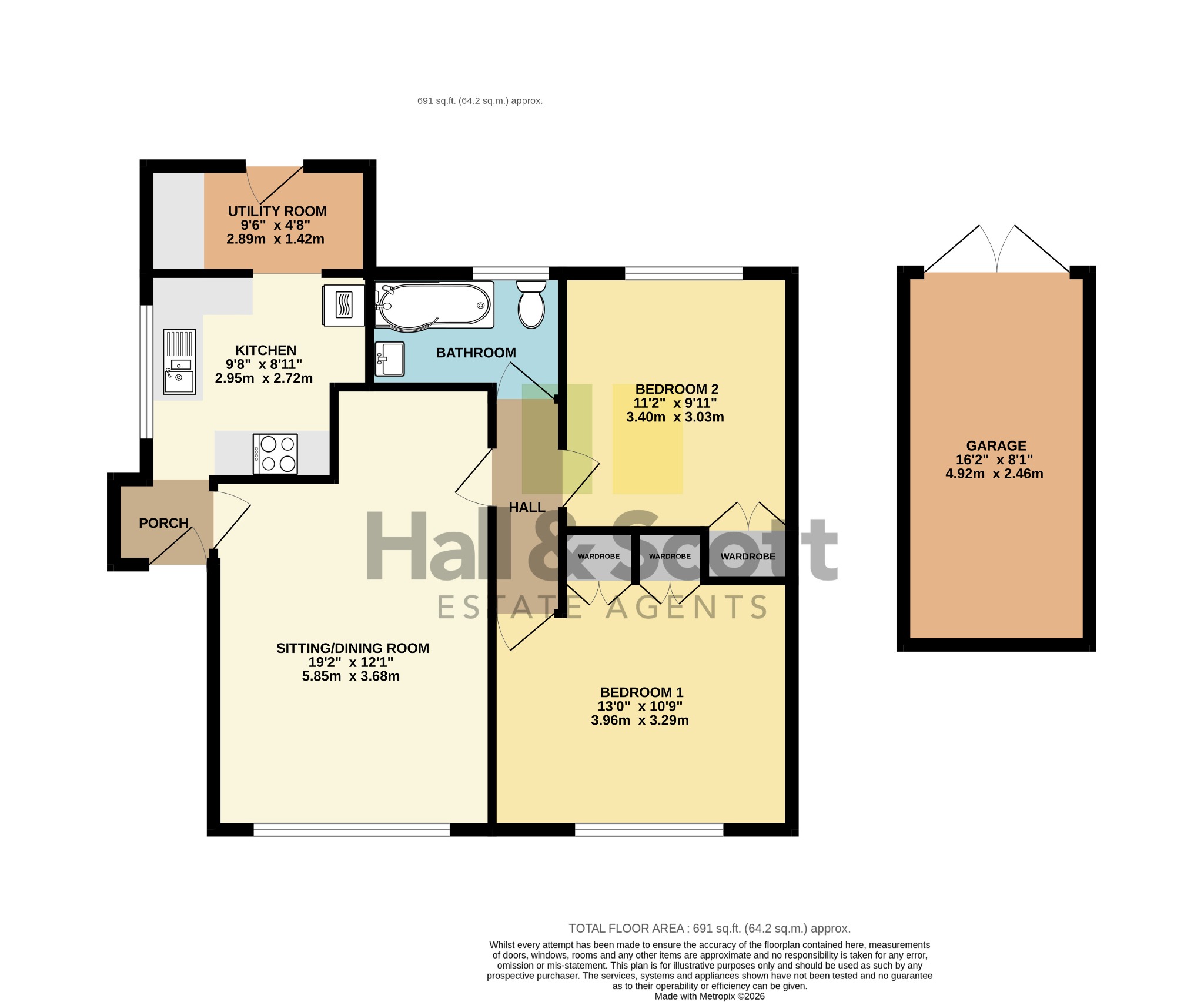 48 Raleigh Road, Ottery St Mary floorplan