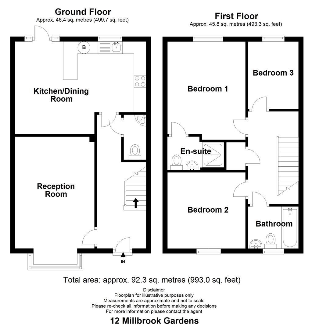 12, Millbrook Gardens, Birmingham floorplan