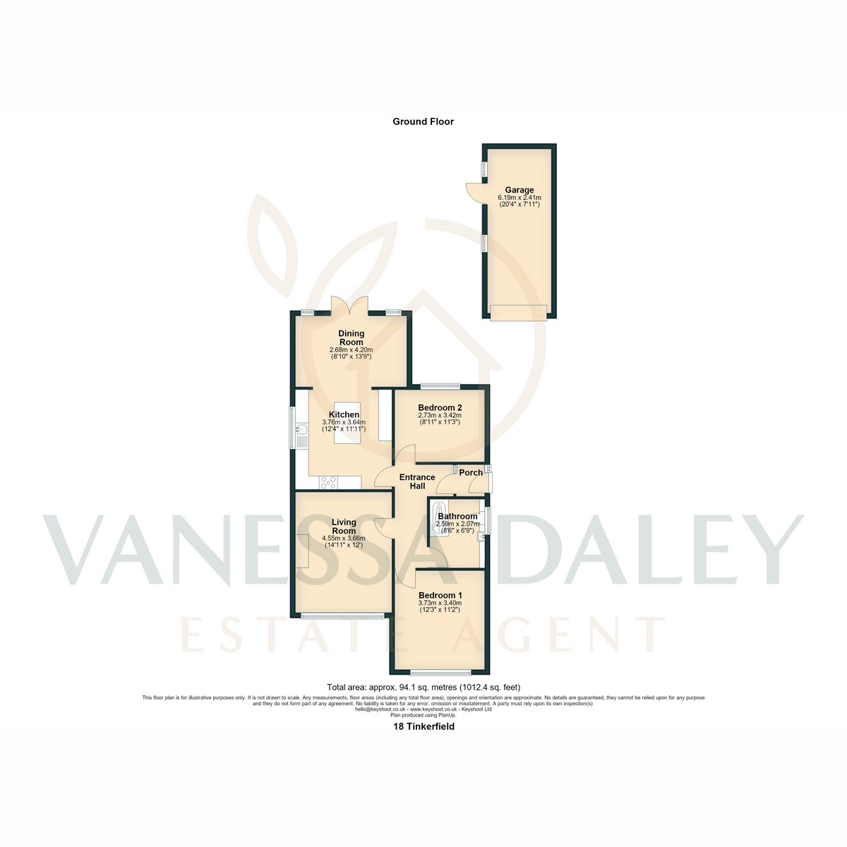18, Tinkerfield, Preston floorplan