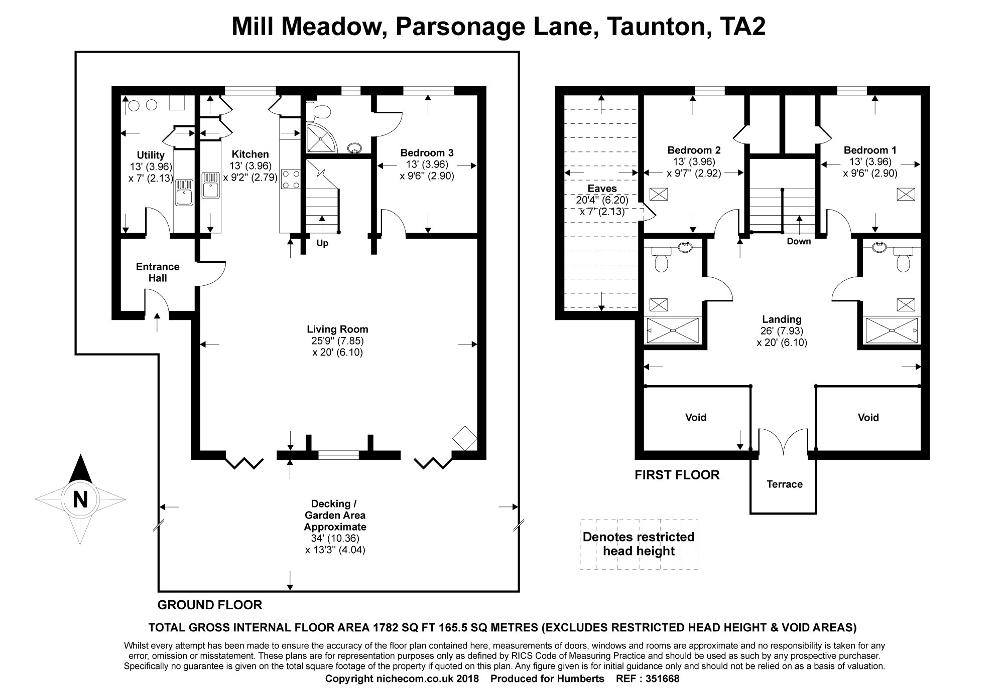 Buntings Lodge, 13, Parsonage Lane, Taunton floorplan