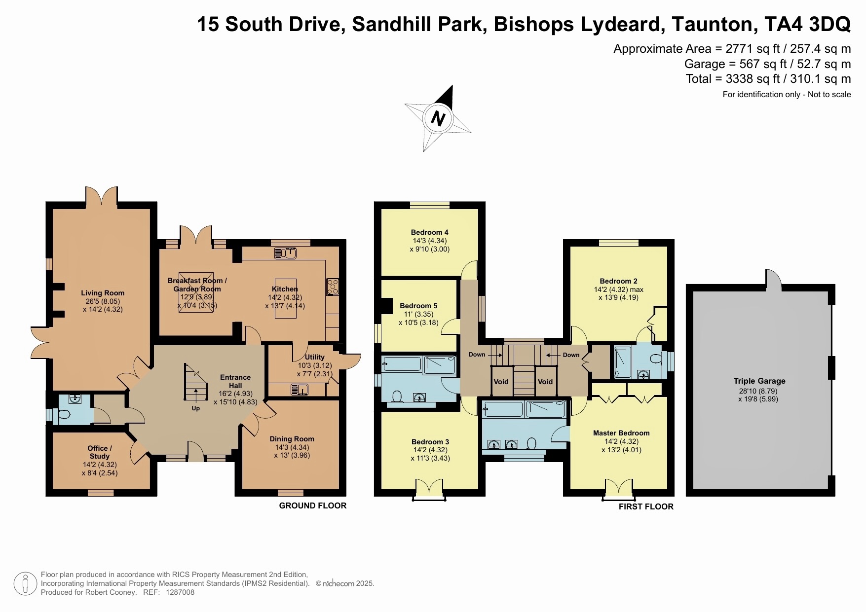 15 South Drive, Taunton floorplan