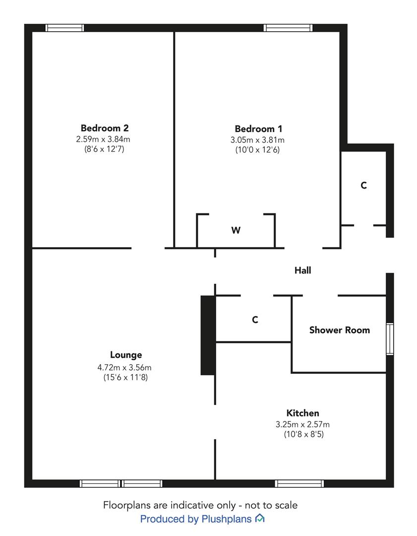 64, Nelson Road, Gourock floorplan