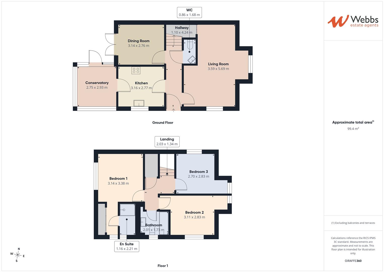 10, The Cloisters, Rugeley floorplan