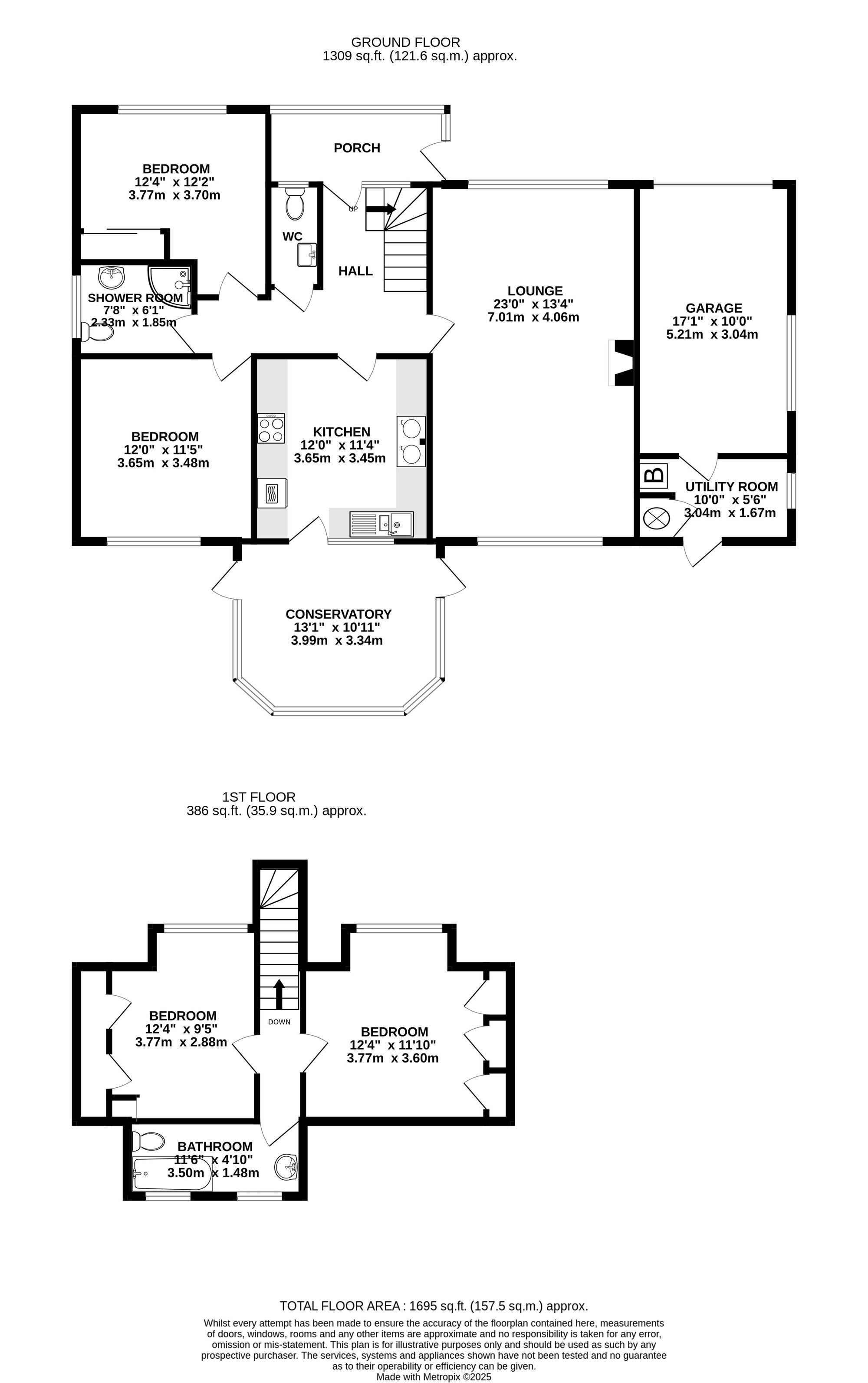8 Castle View Park, Falmouth floorplan