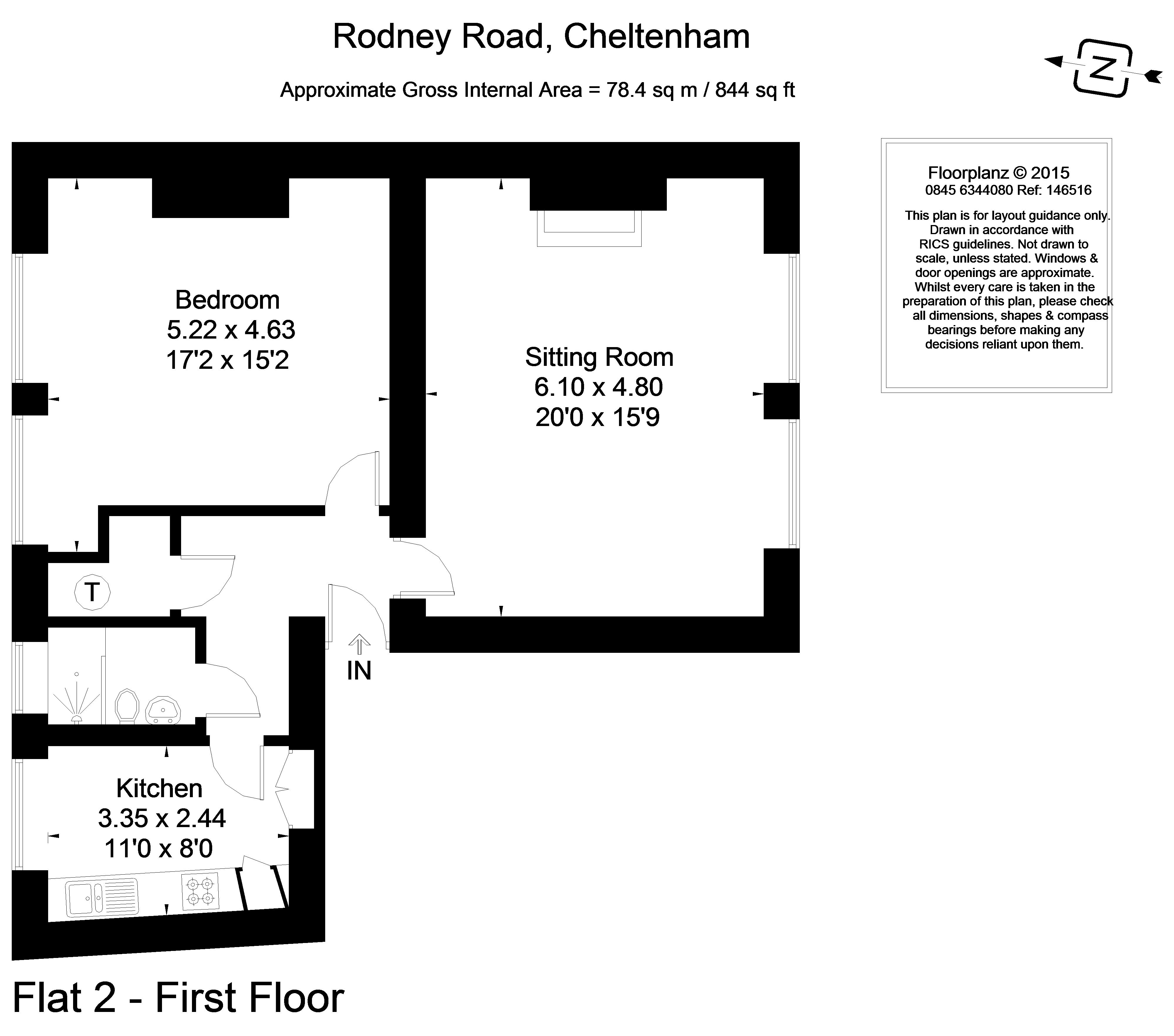 1 Bedrooms Flat to rent in Rodney Road, Cheltenham GL50