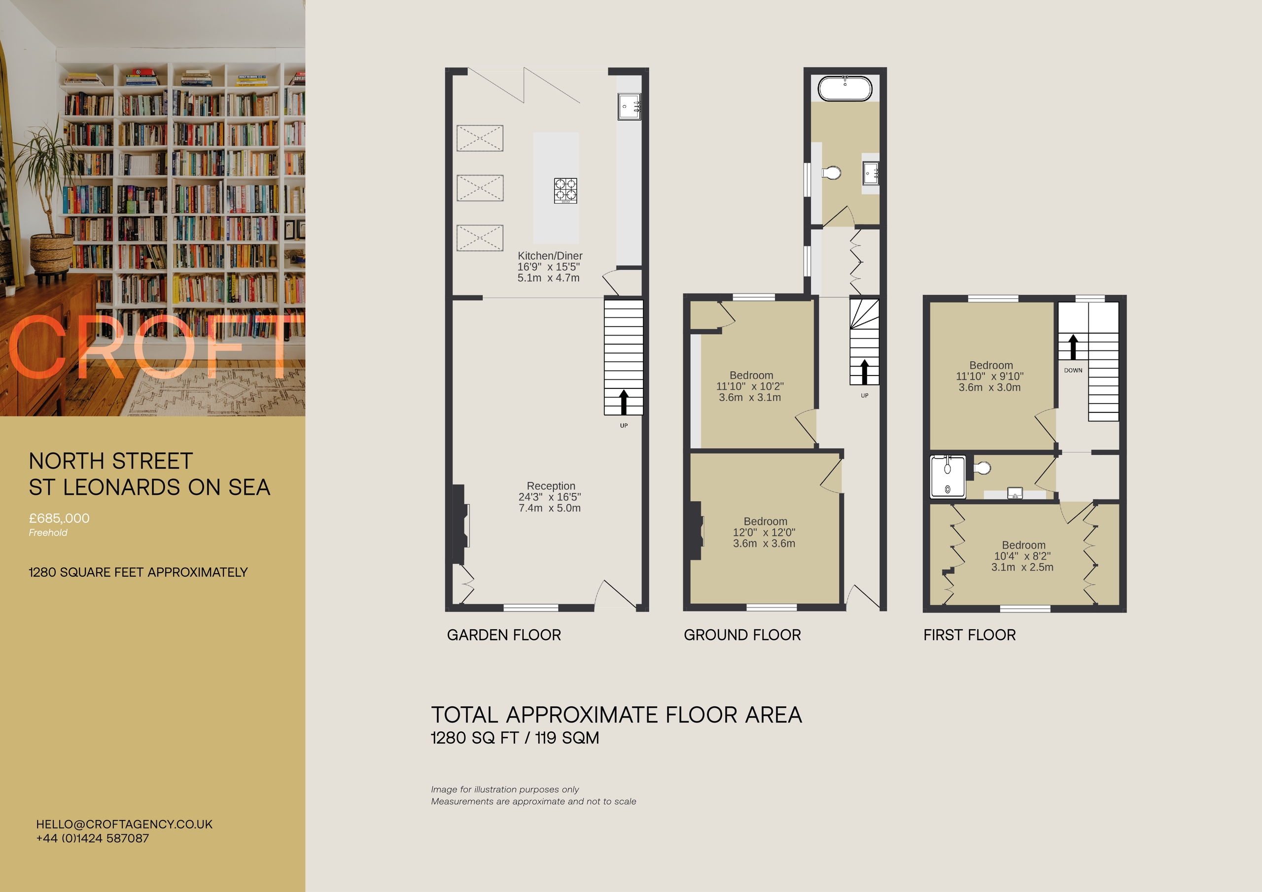 15 North Street, St Leonards-on-sea floorplan