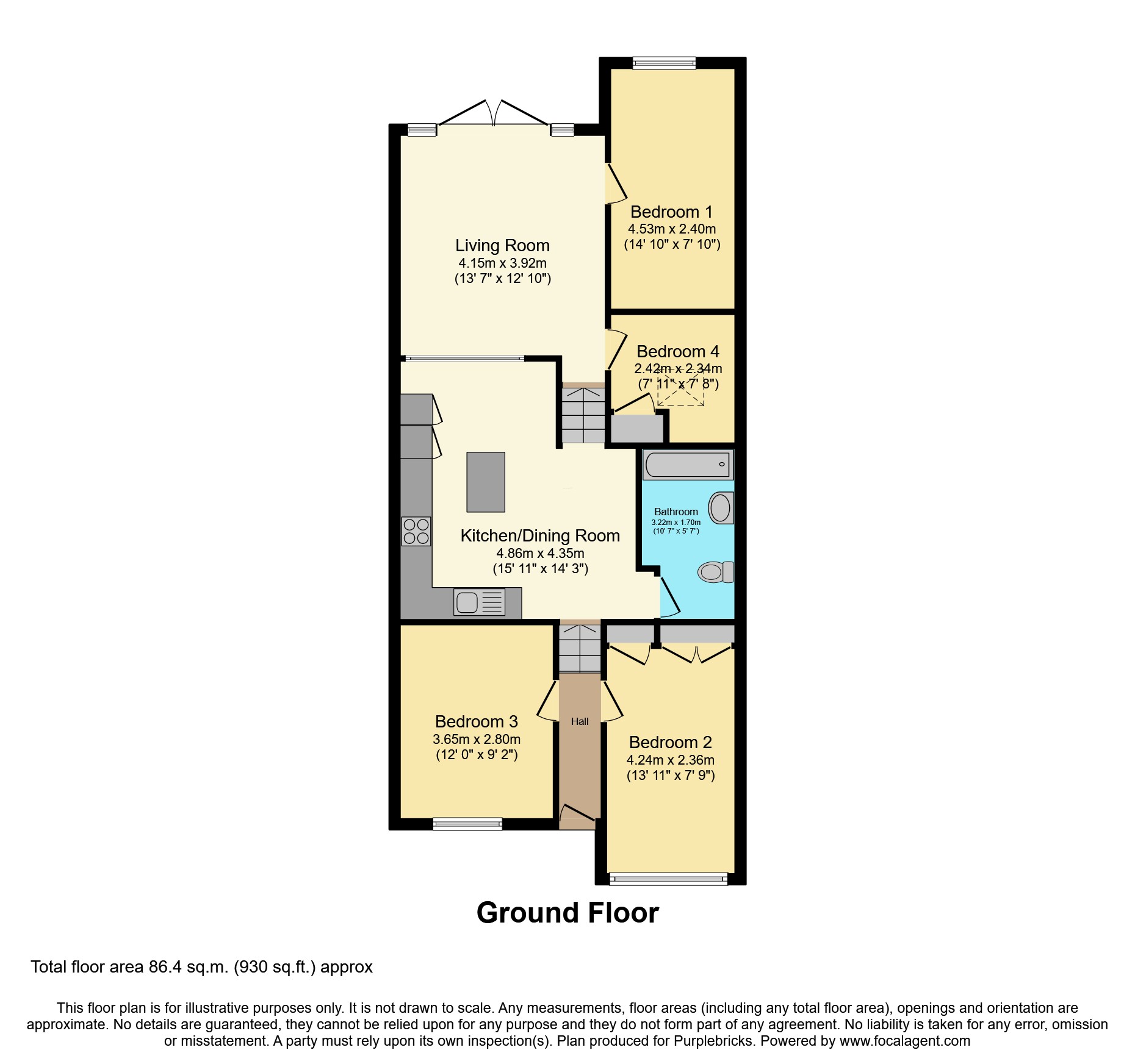 27, Park View, Bristol floorplan