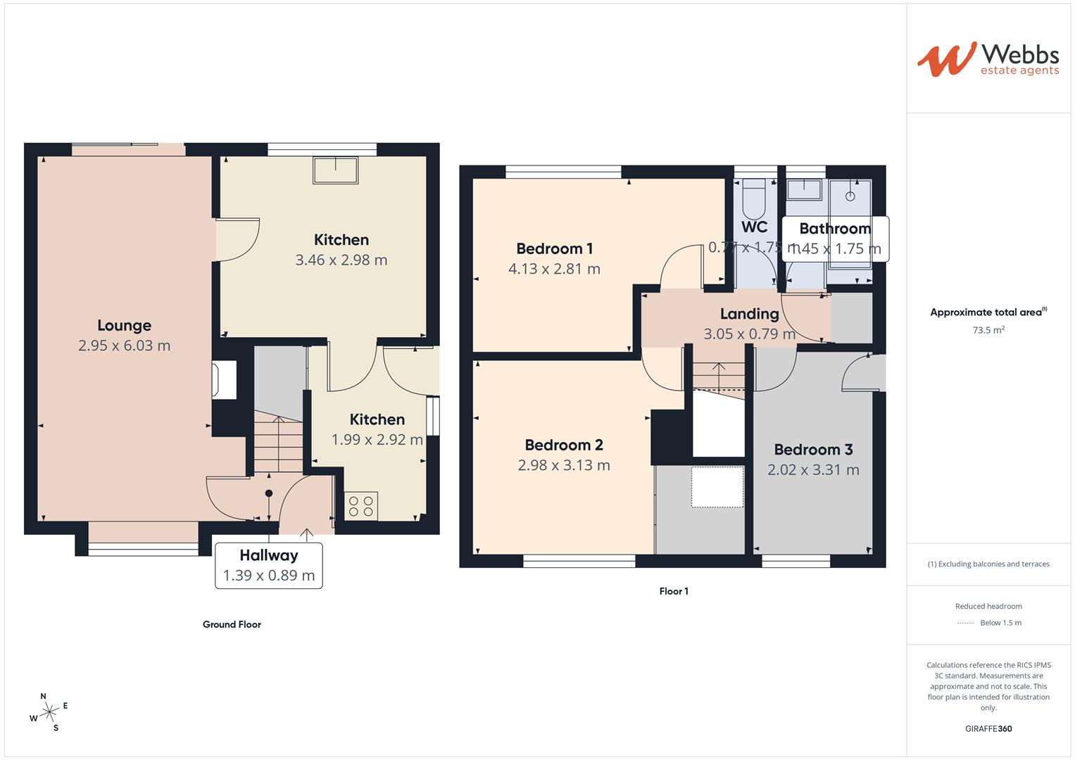 31, Landor Crescent, Rugeley floorplan