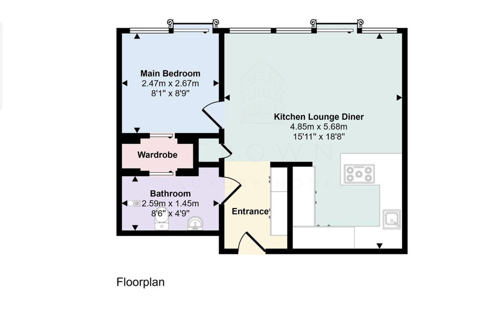 1, Water Lane, London floorplan