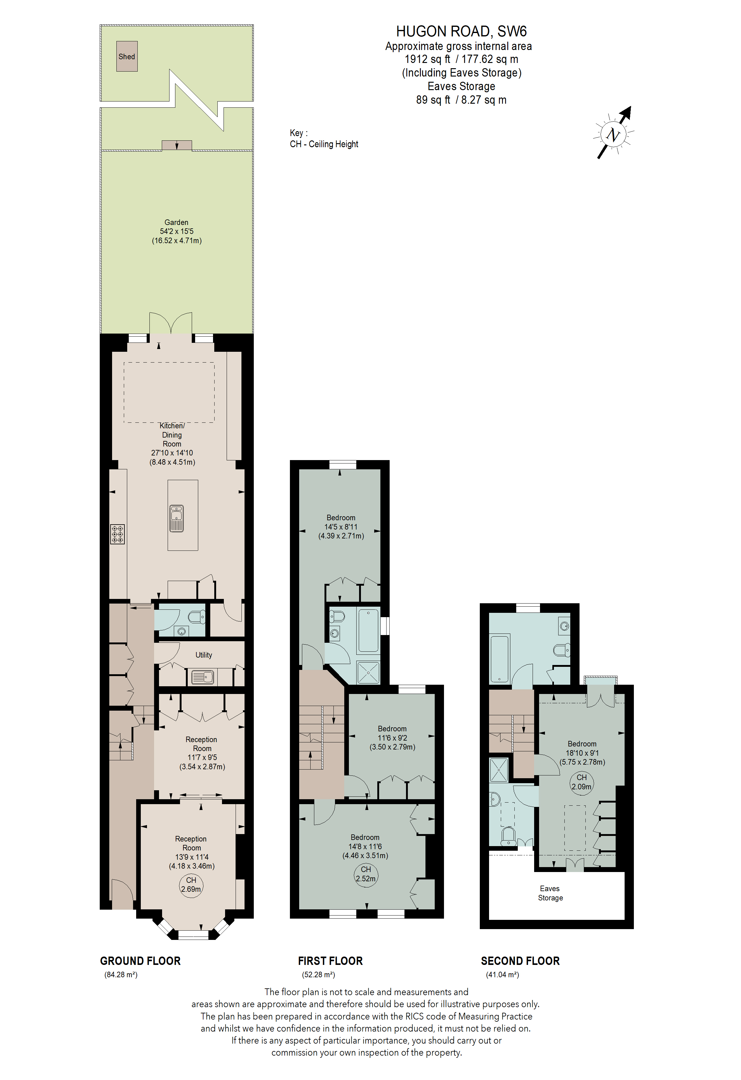 30, Hugon Road, London floorplan