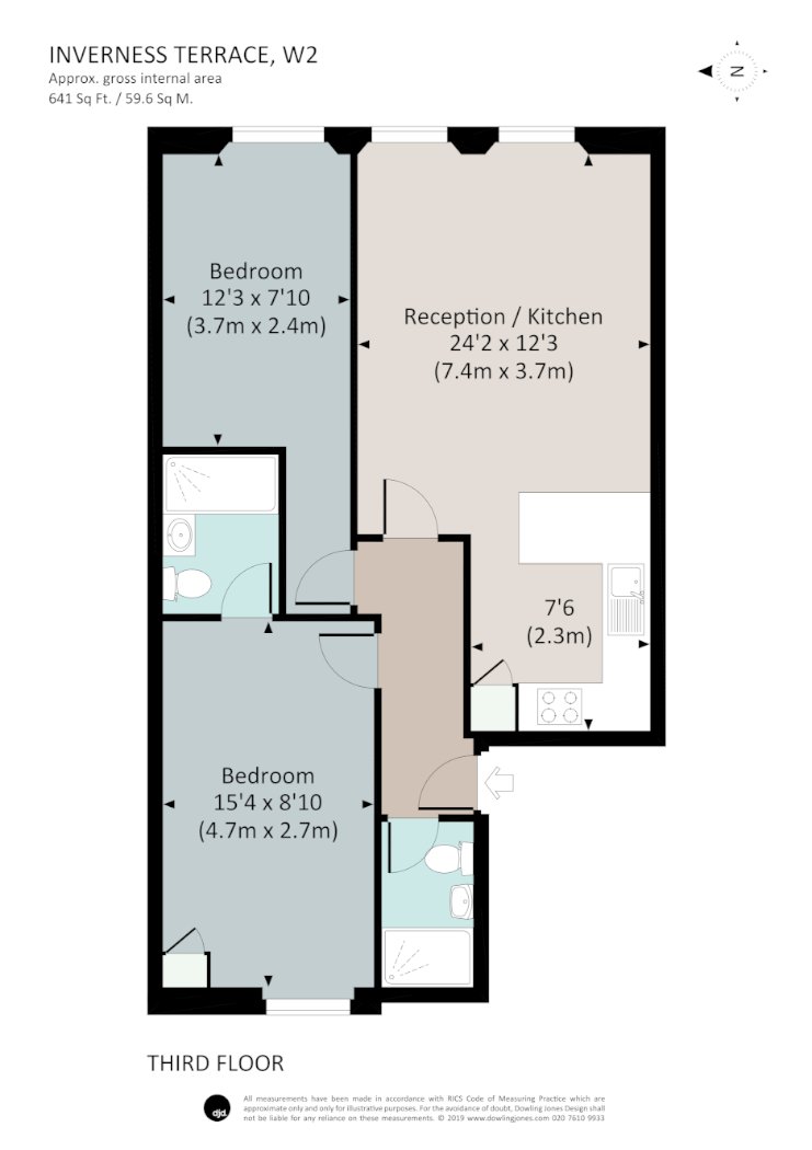 2 Bedrooms Flat to rent in Inverness Terrace, London W2