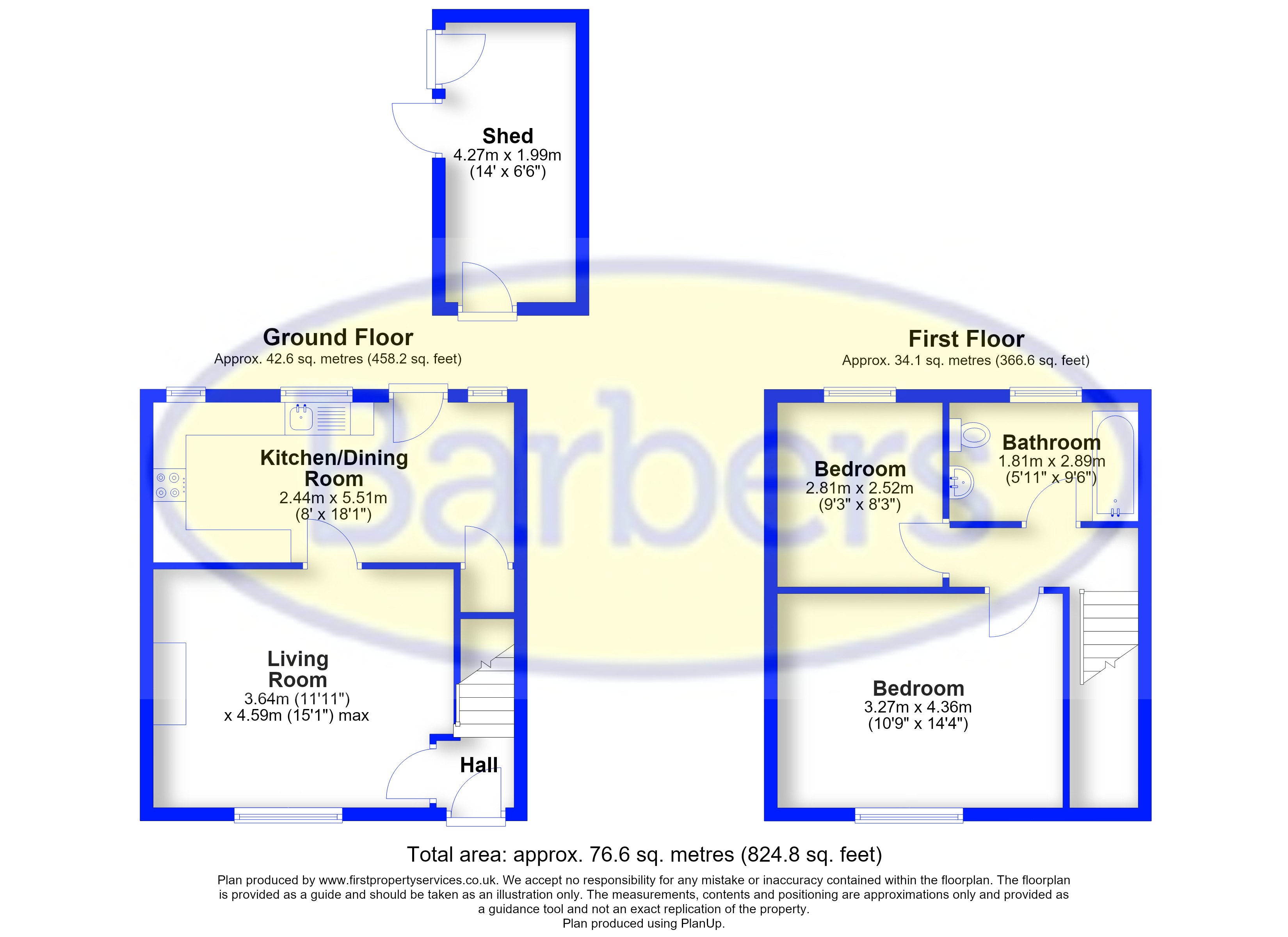 4, Red Bank Lane, Market Drayton floorplan
