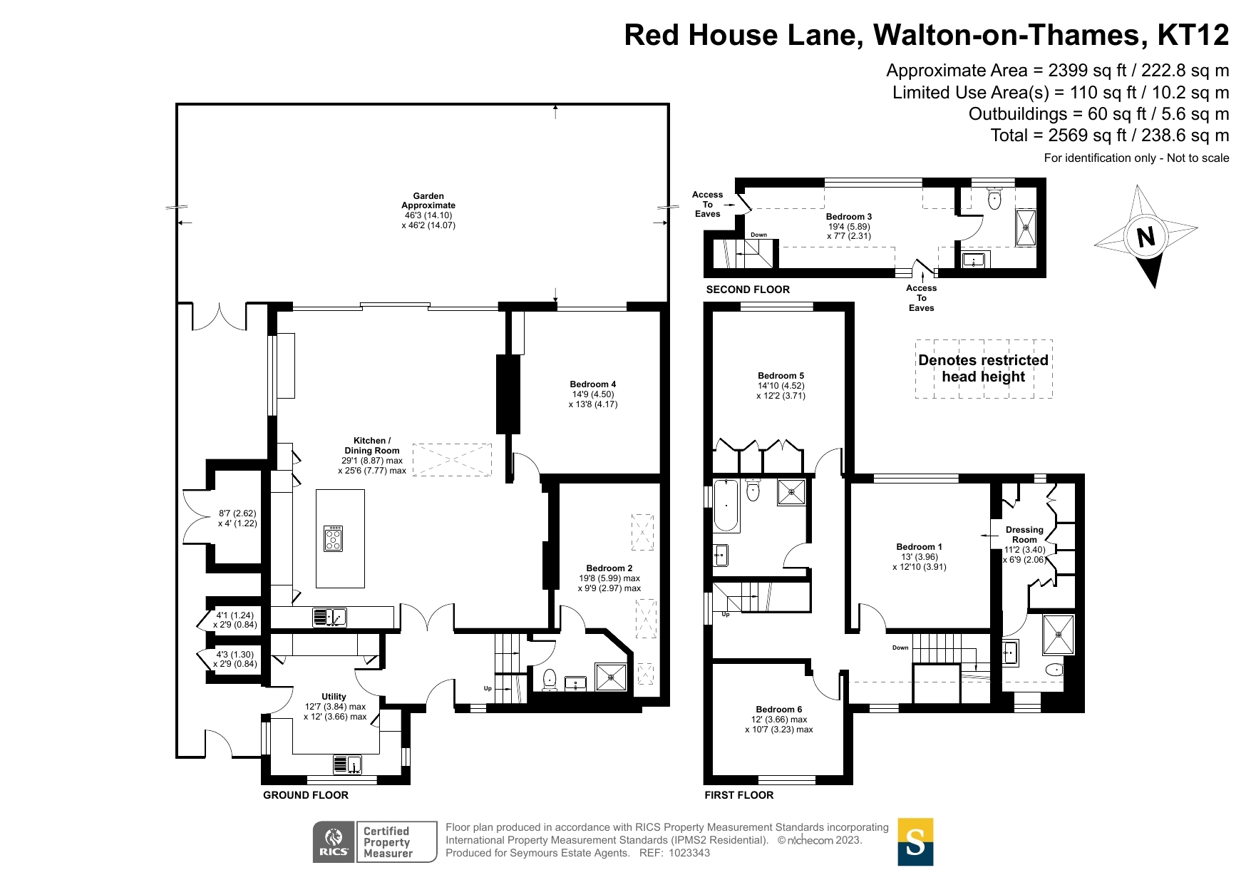 11, Red House Lane, Surrey floorplan