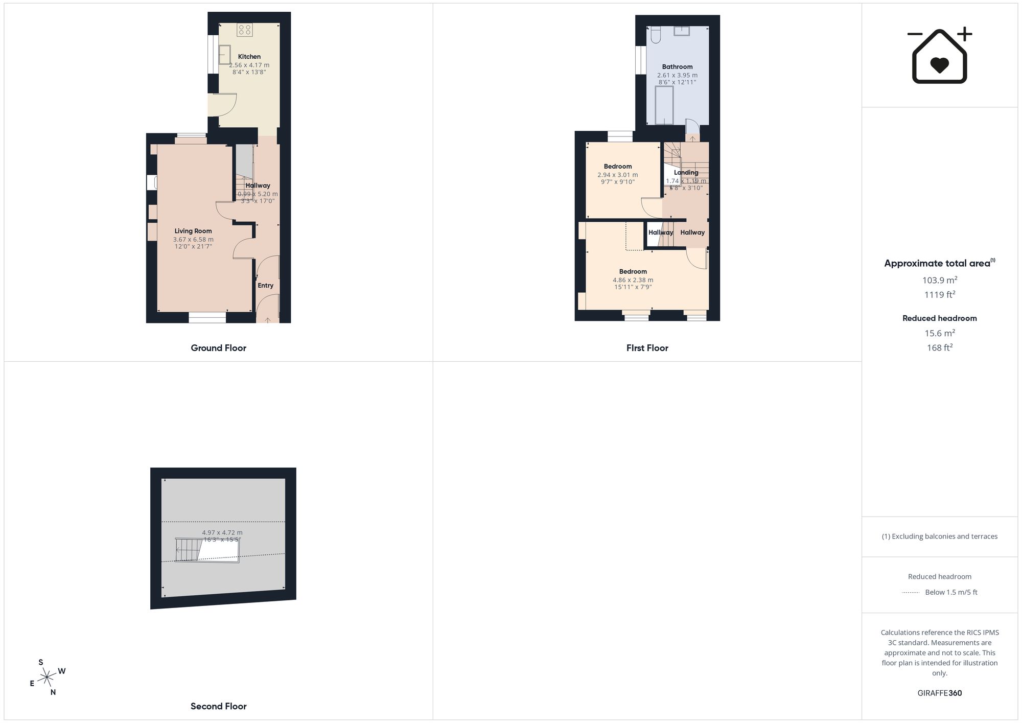 14 Prospect Place, Pembroke Dock floorplan