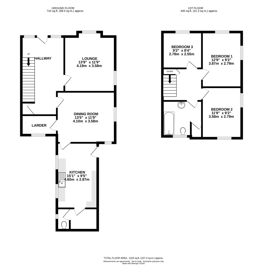 49 South Street, Crowland, Peterborough floorplan